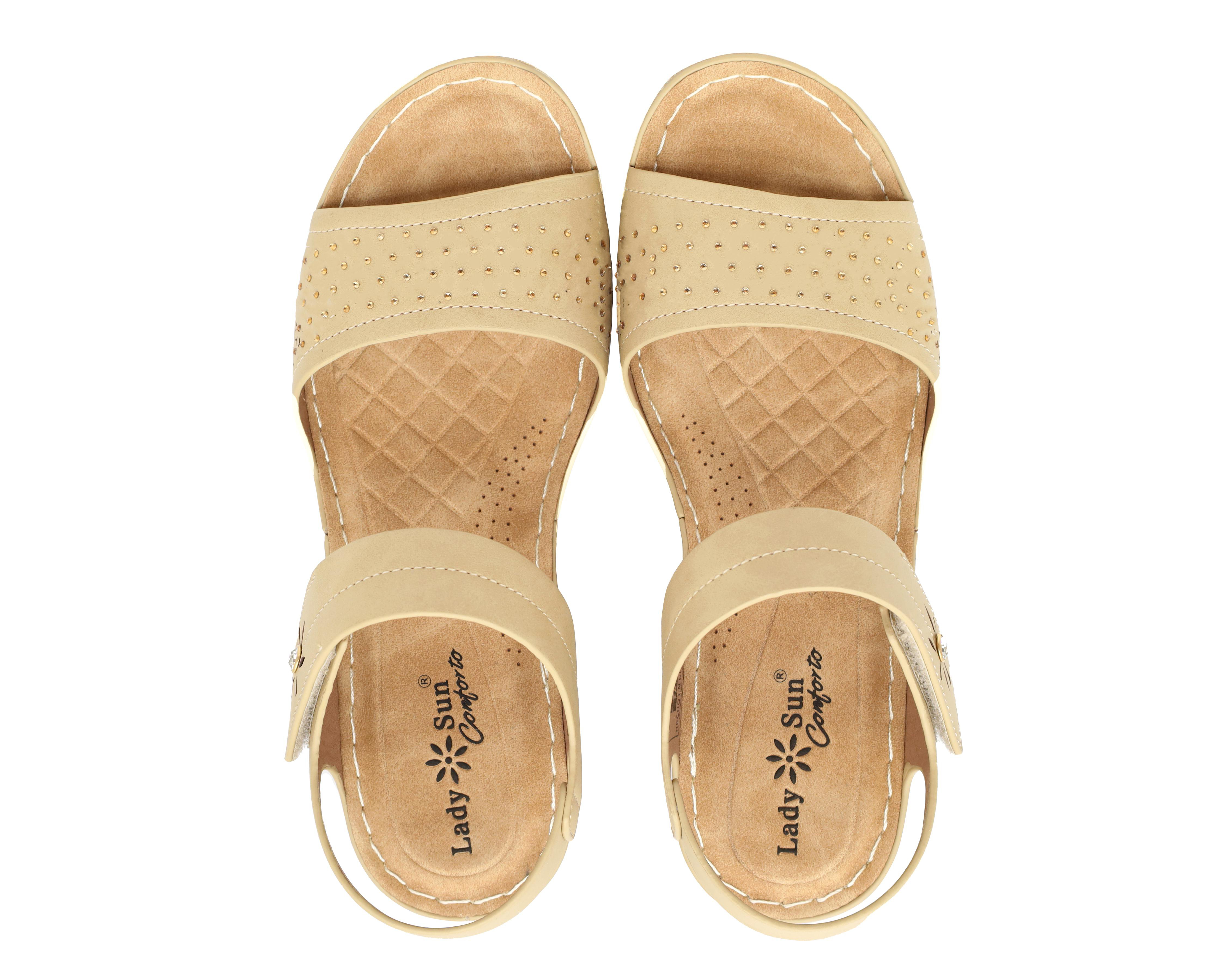 Foto 4 pulgar | Sandalias Confort Lady Sun Conforto para Mujer