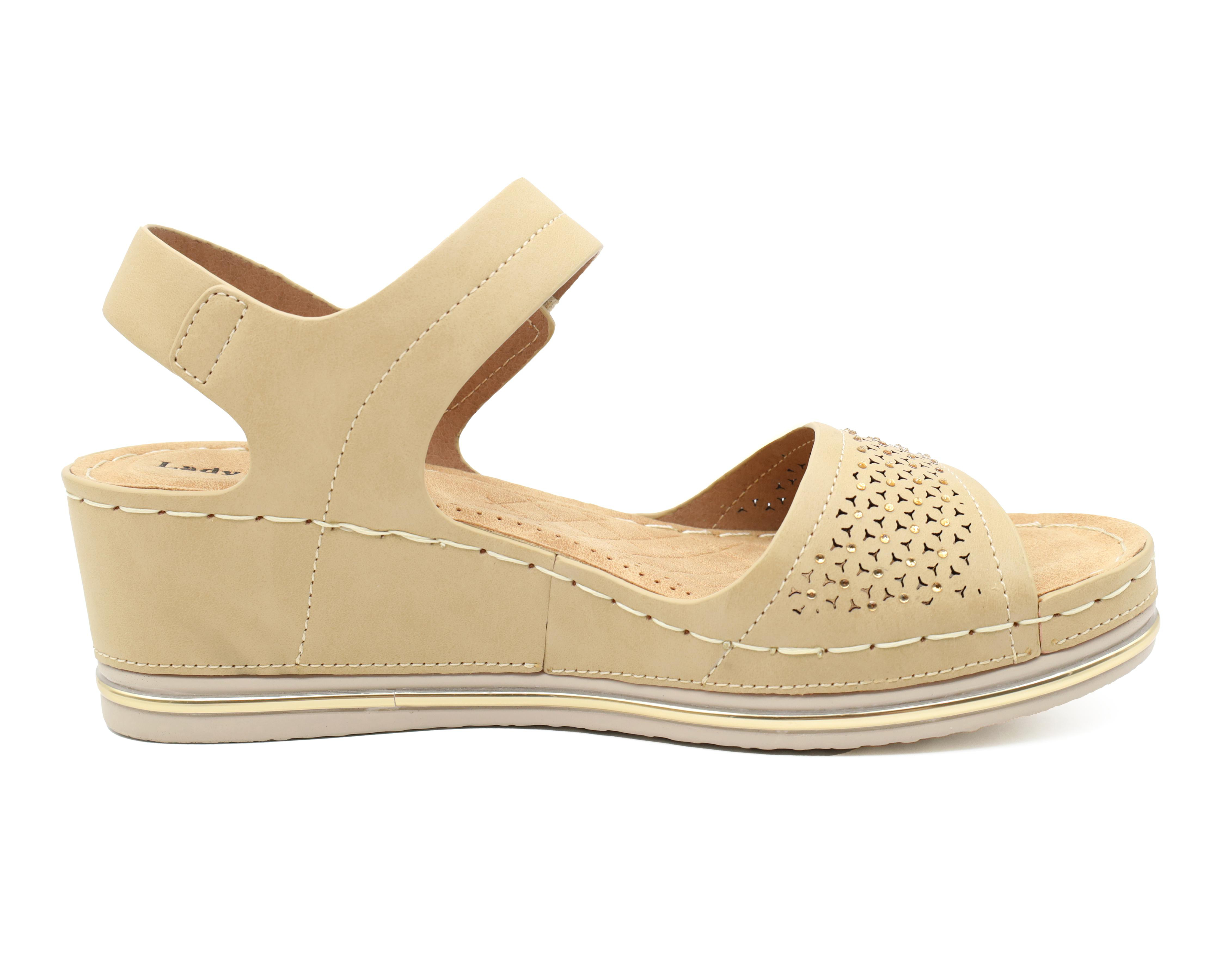 Foto 5 pulgar | Sandalias Confort Lady Sun Conforto para Mujer