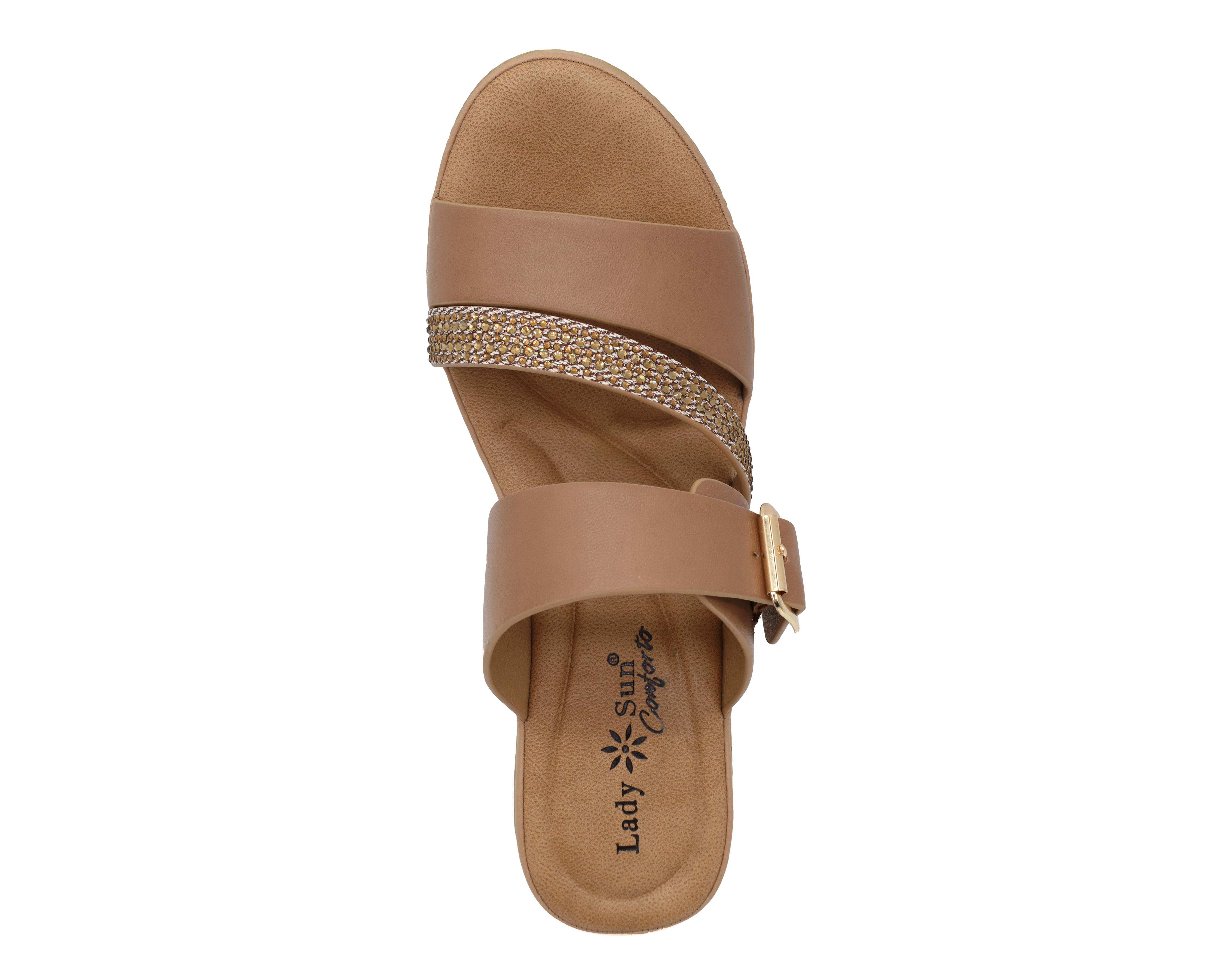 Foto 6 pulgar | Sandalias Confort Lady Sun Conforto para Mujer