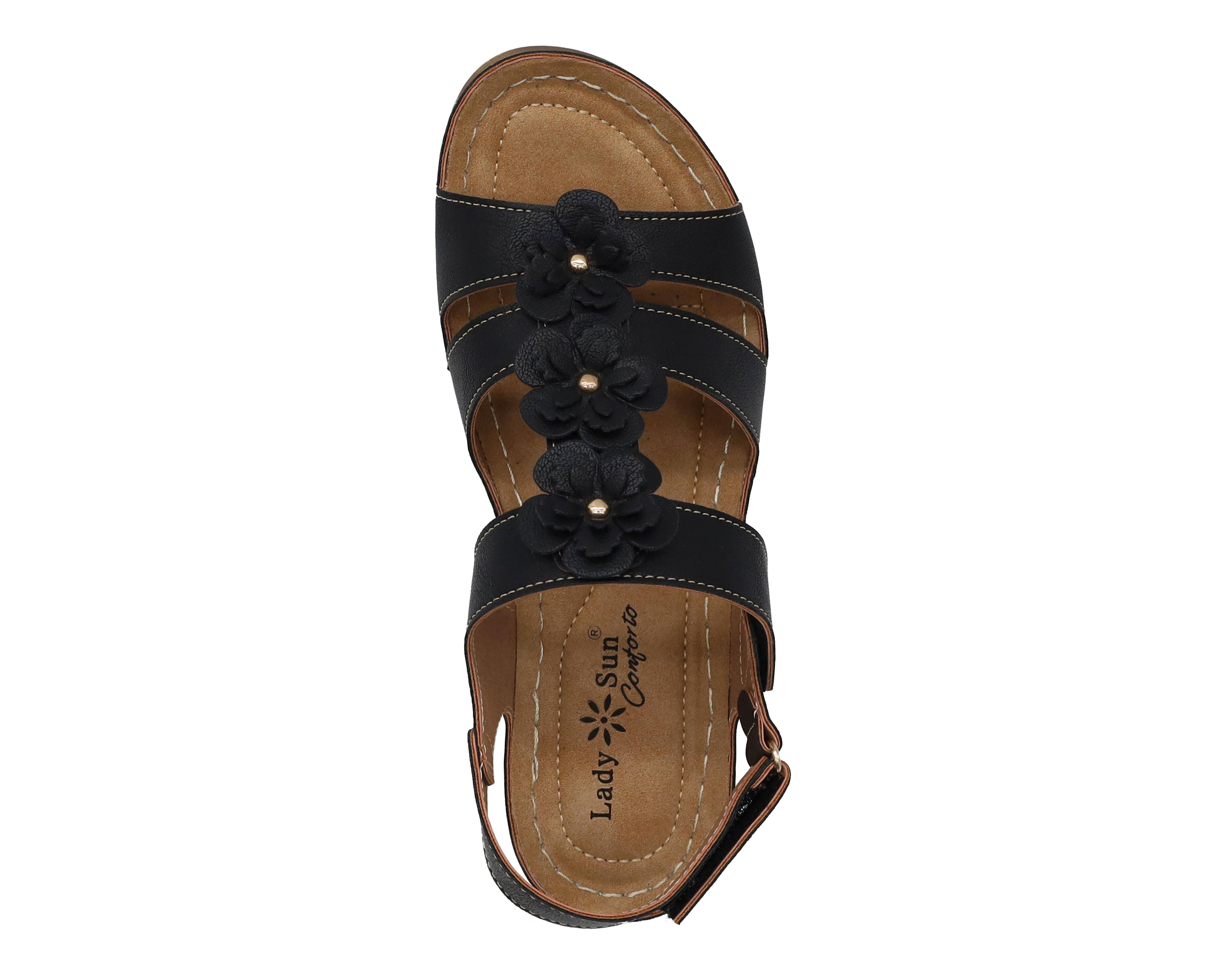 Foto 6 pulgar | Sandalias Confort Lady Sun Conforto para Mujer