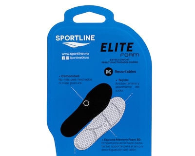Foto 3 | Plantillas para Tenis Sportline Elite Foam Tallas 22-27