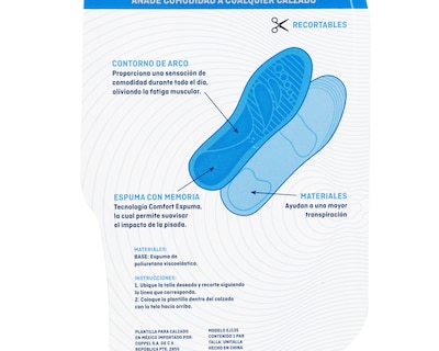 Foto 3 | Plantillas para Zapatos Anatomic Unitalla
