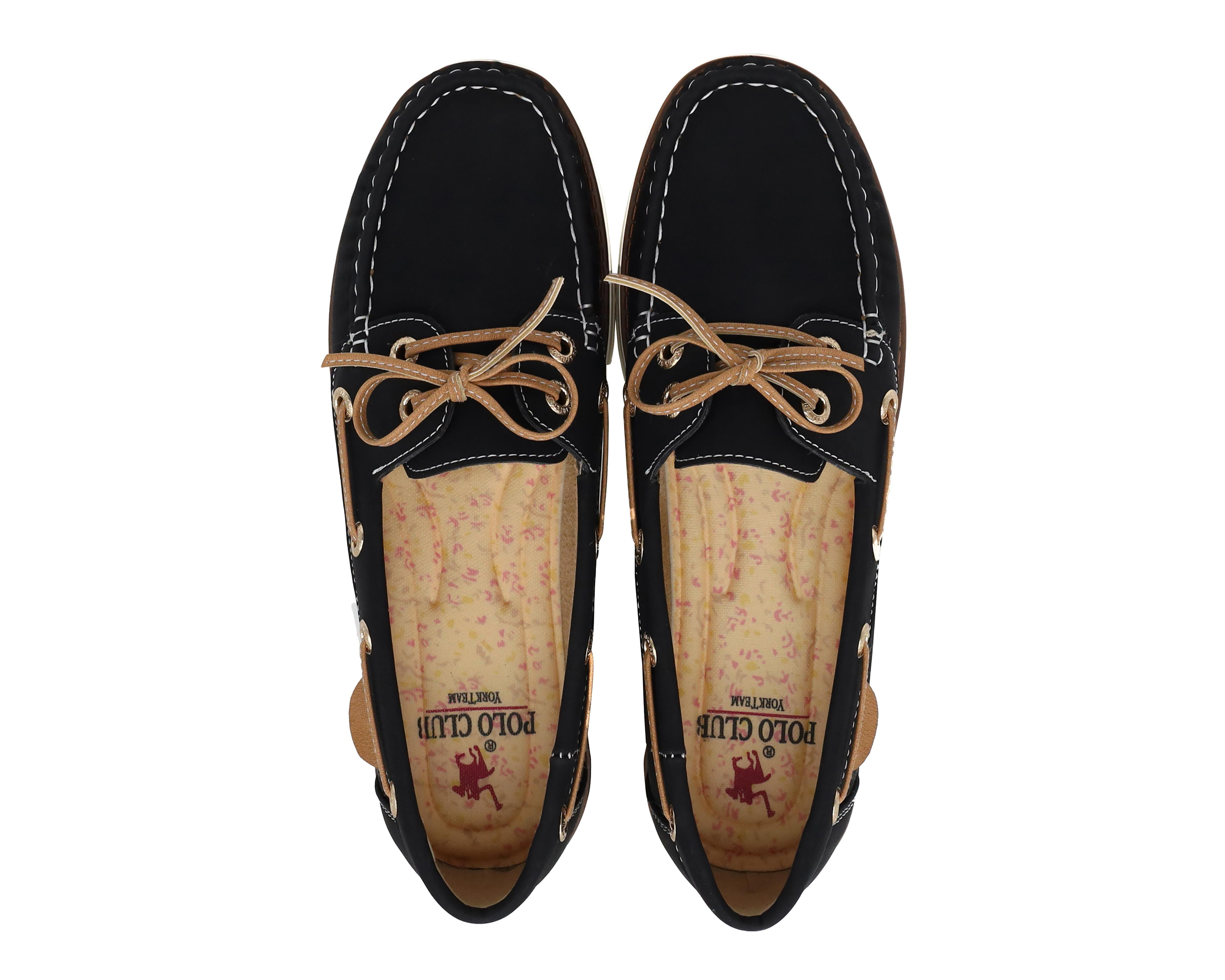Foto 4 pulgar | Mocasines York Team Polo Club para Mujer