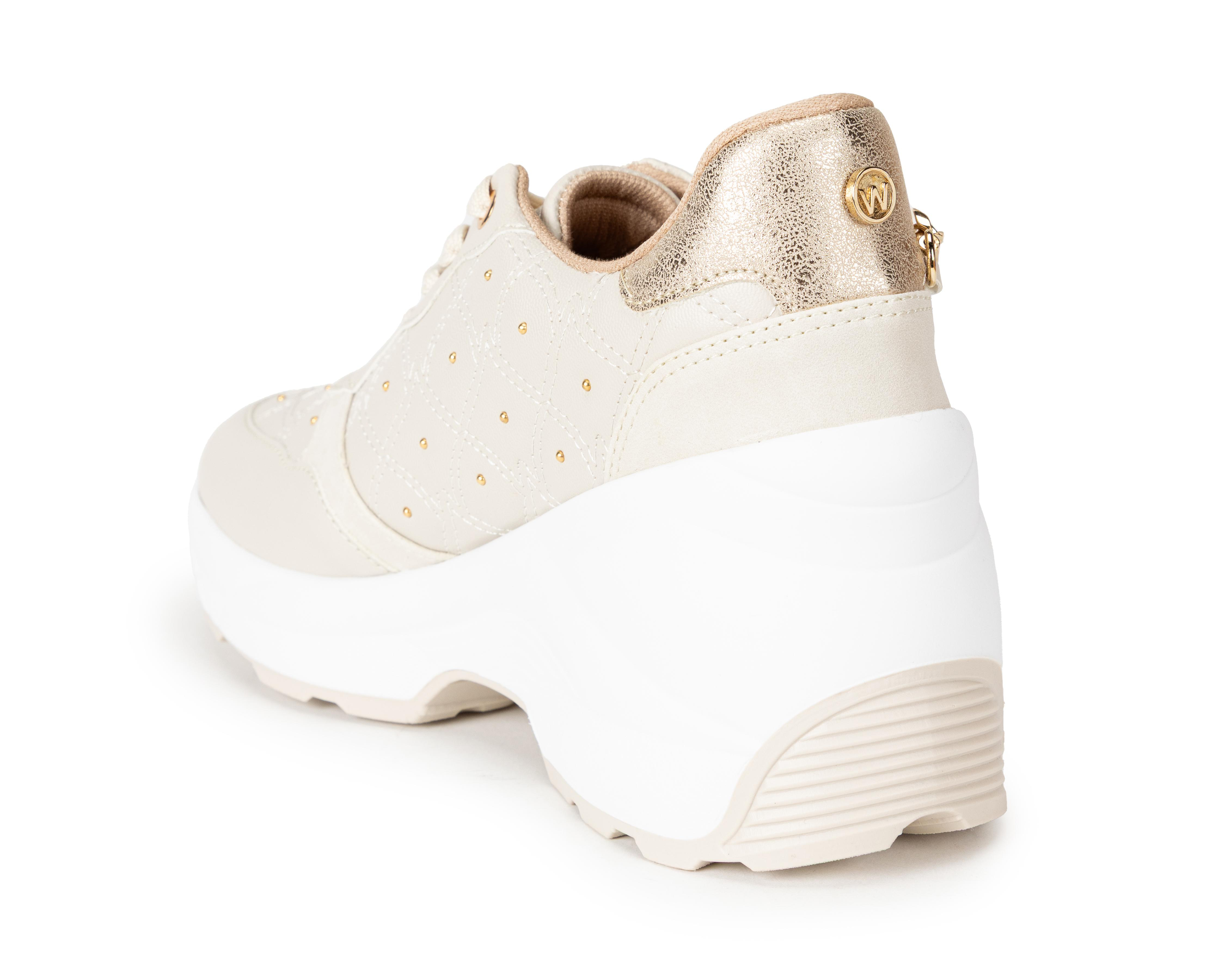 Foto 4 pulgar | Tenis Casuales Westies Lucidu para Mujer