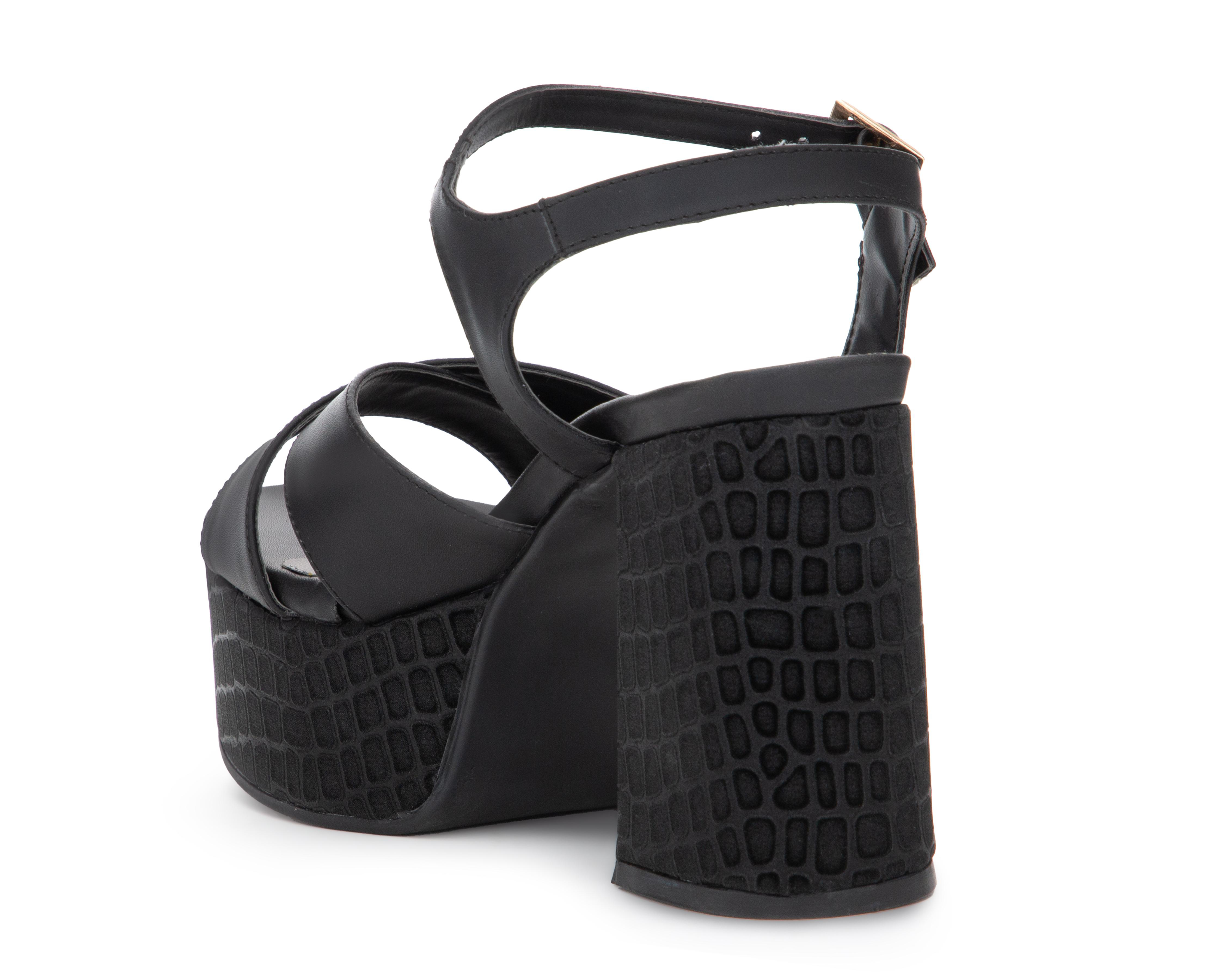 Foto 4 pulgar | Sandalias de Tacón Sahara para Mujer