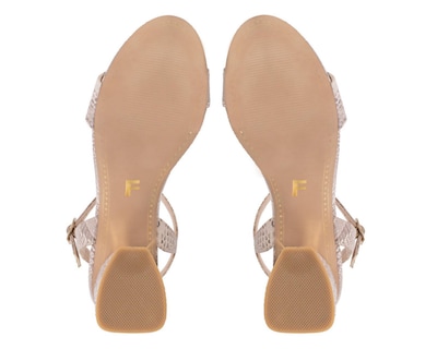 Foto 2 | Sandalias de Tacón Calzado EFE para Mujer