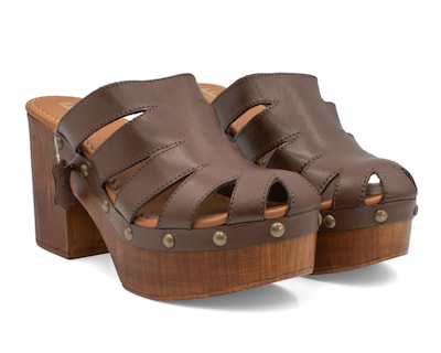 Foto 1 | Sandalias de Tacón Calzado EFE de Piel para Mujer