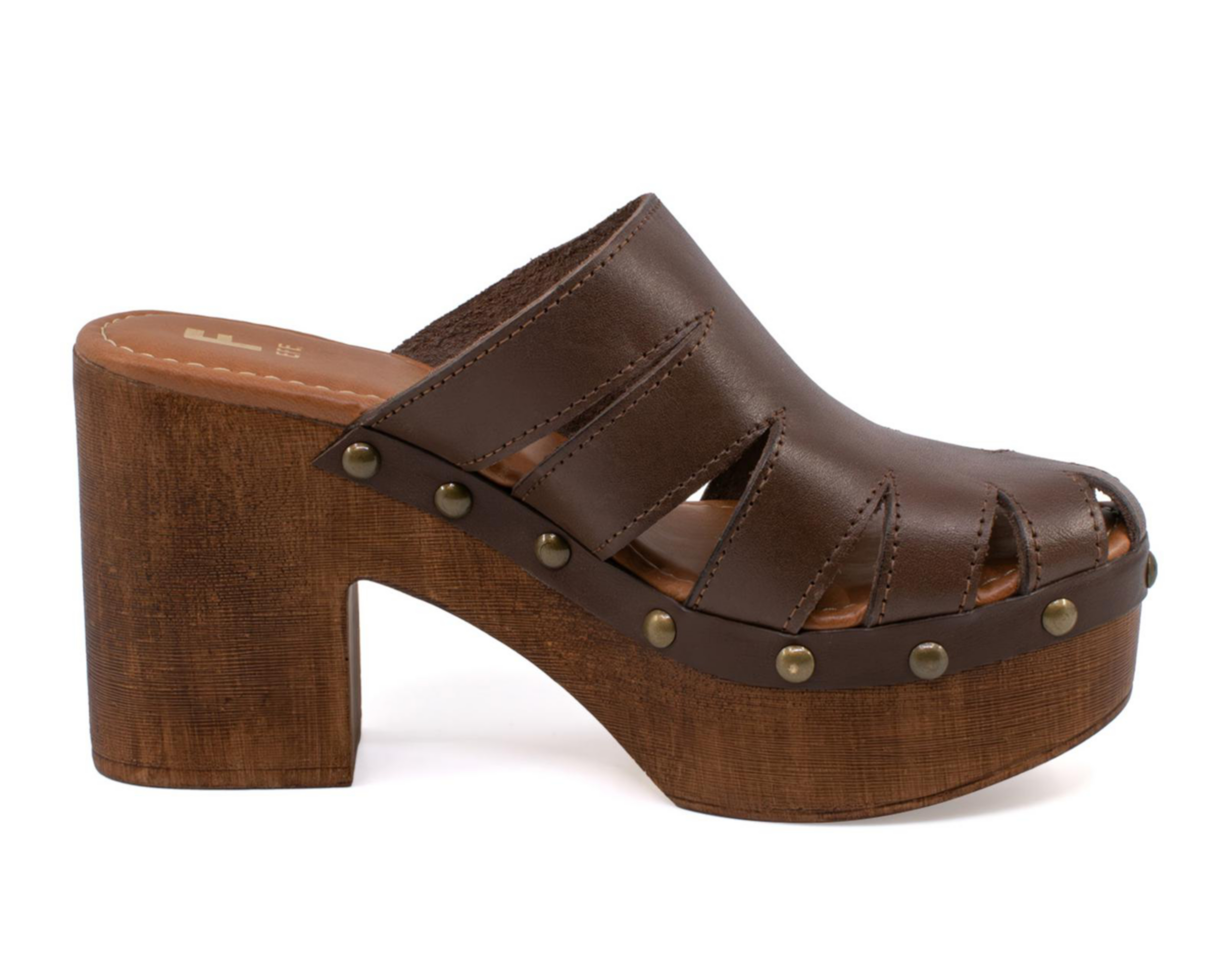 Foto 5 pulgar | Sandalias de Tacón Calzado EFE de Piel para Mujer