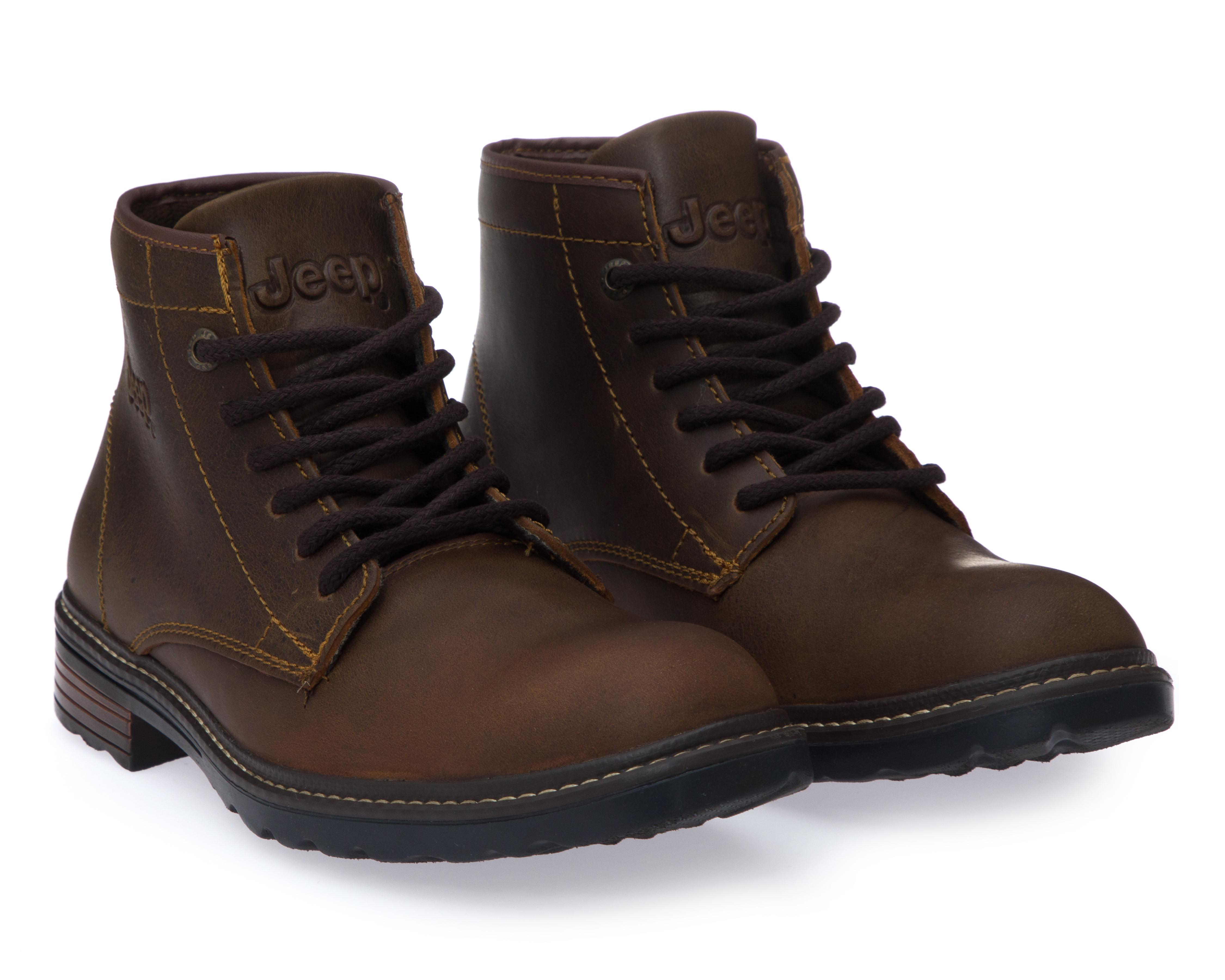 Foto 2 pulgar | Botas Casuales Jeep de Piel para Hombre