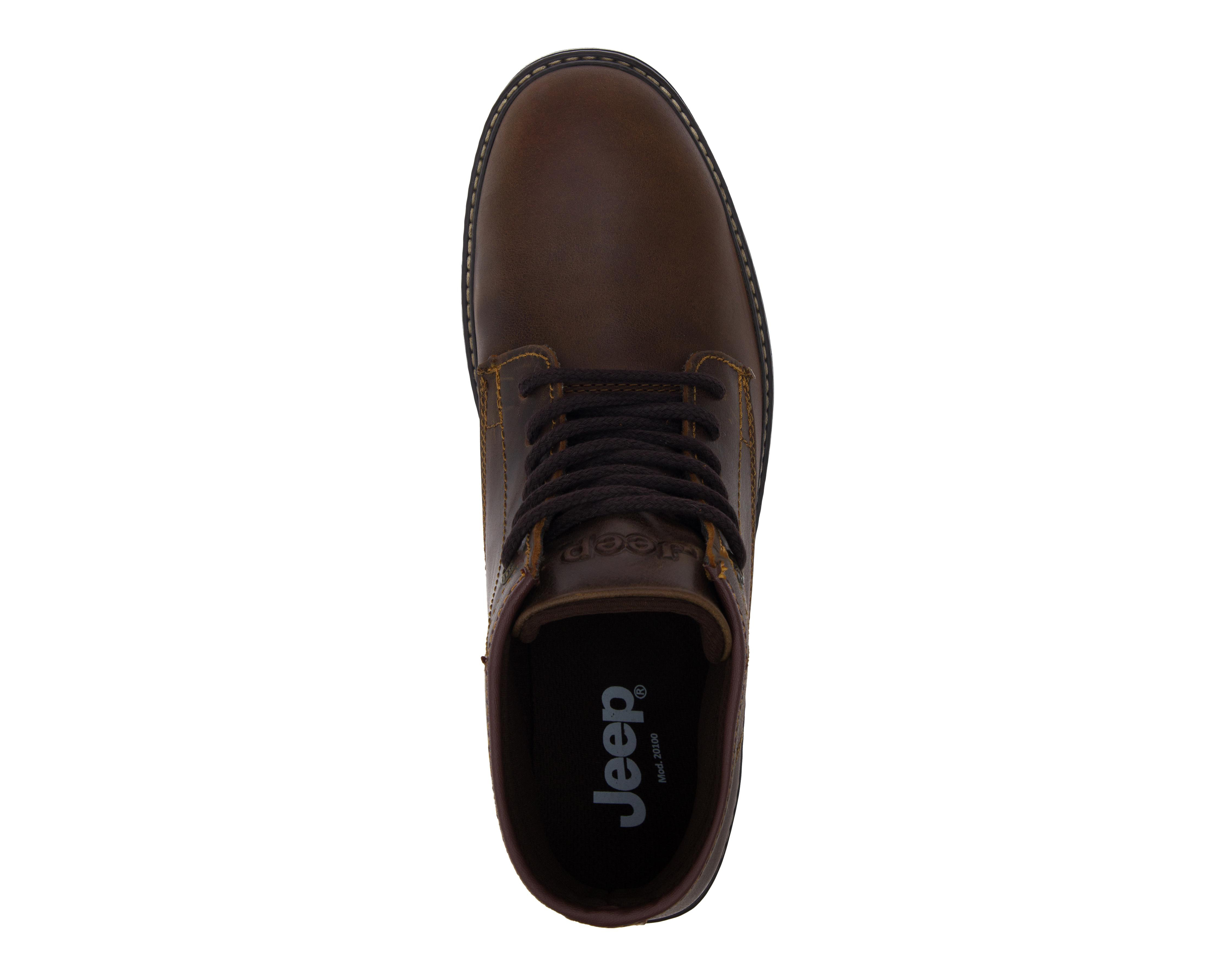 Foto 6 pulgar | Botas Casuales Jeep de Piel para Hombre