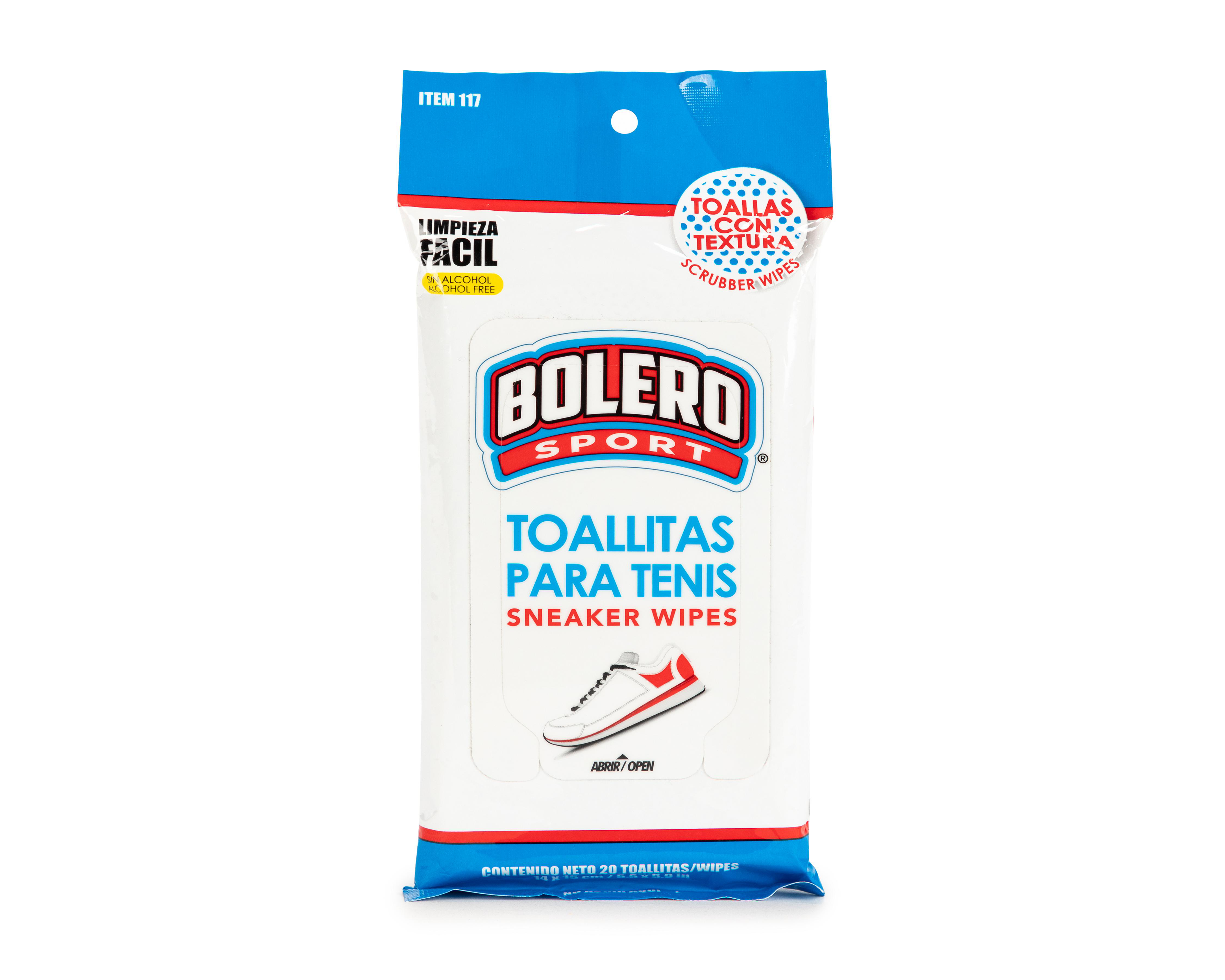 Toallitas para Tenis Bolero Sport 20 Piezas