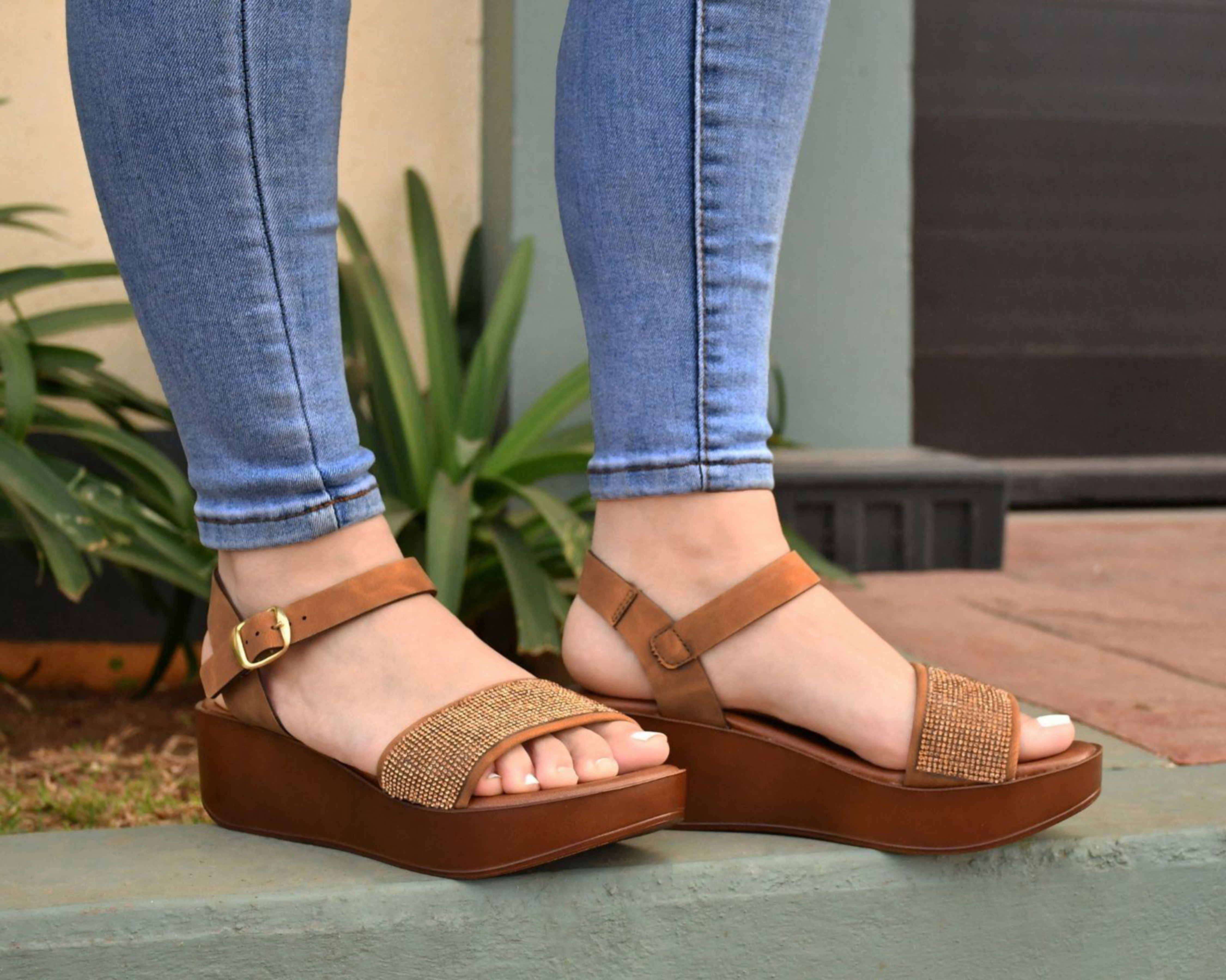 Foto 8 pulgar | Sandalias Casuales Sahara para Mujer
