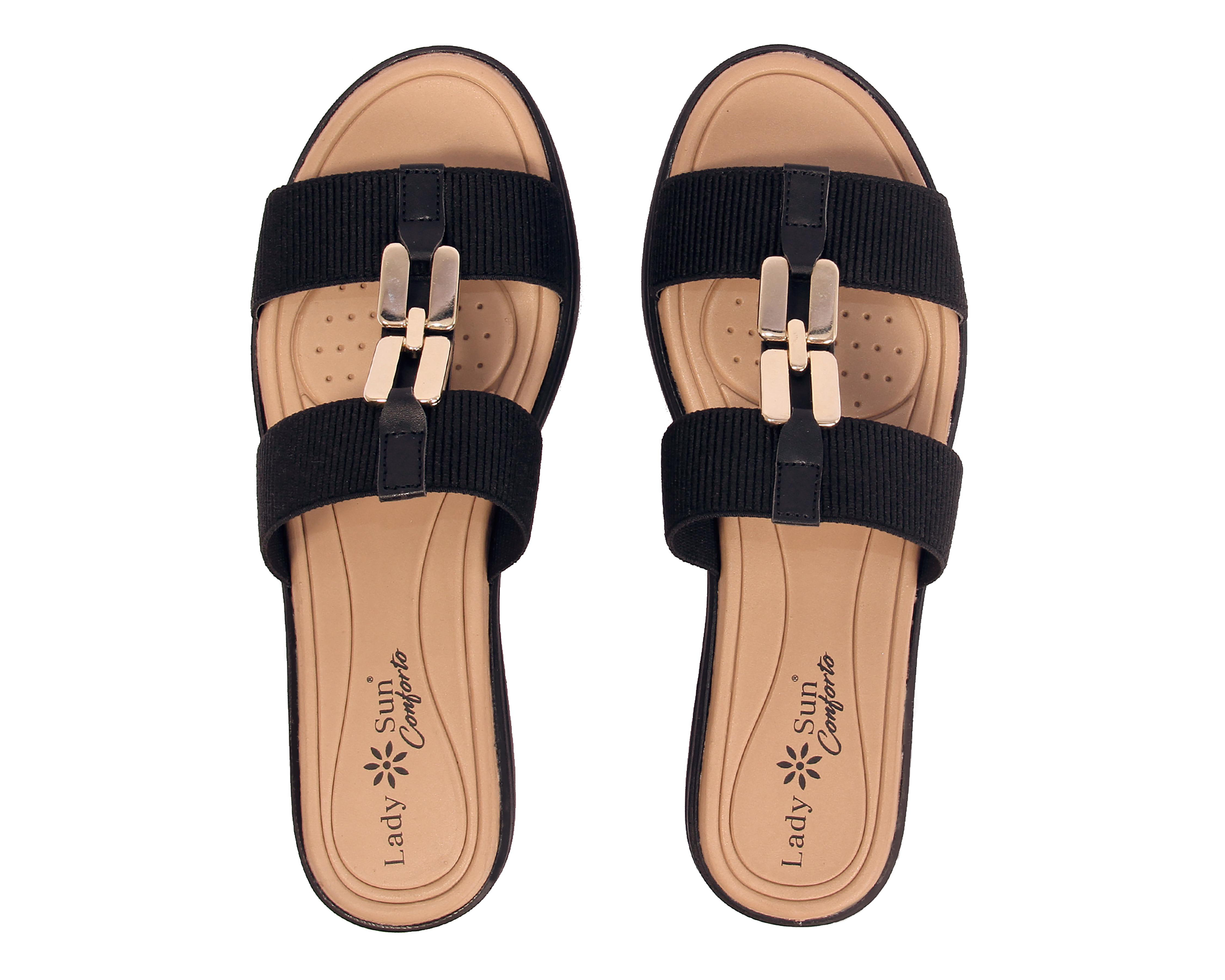 Foto 4 pulgar | Sandalias Confort Lady Sun Conforto para Mujer