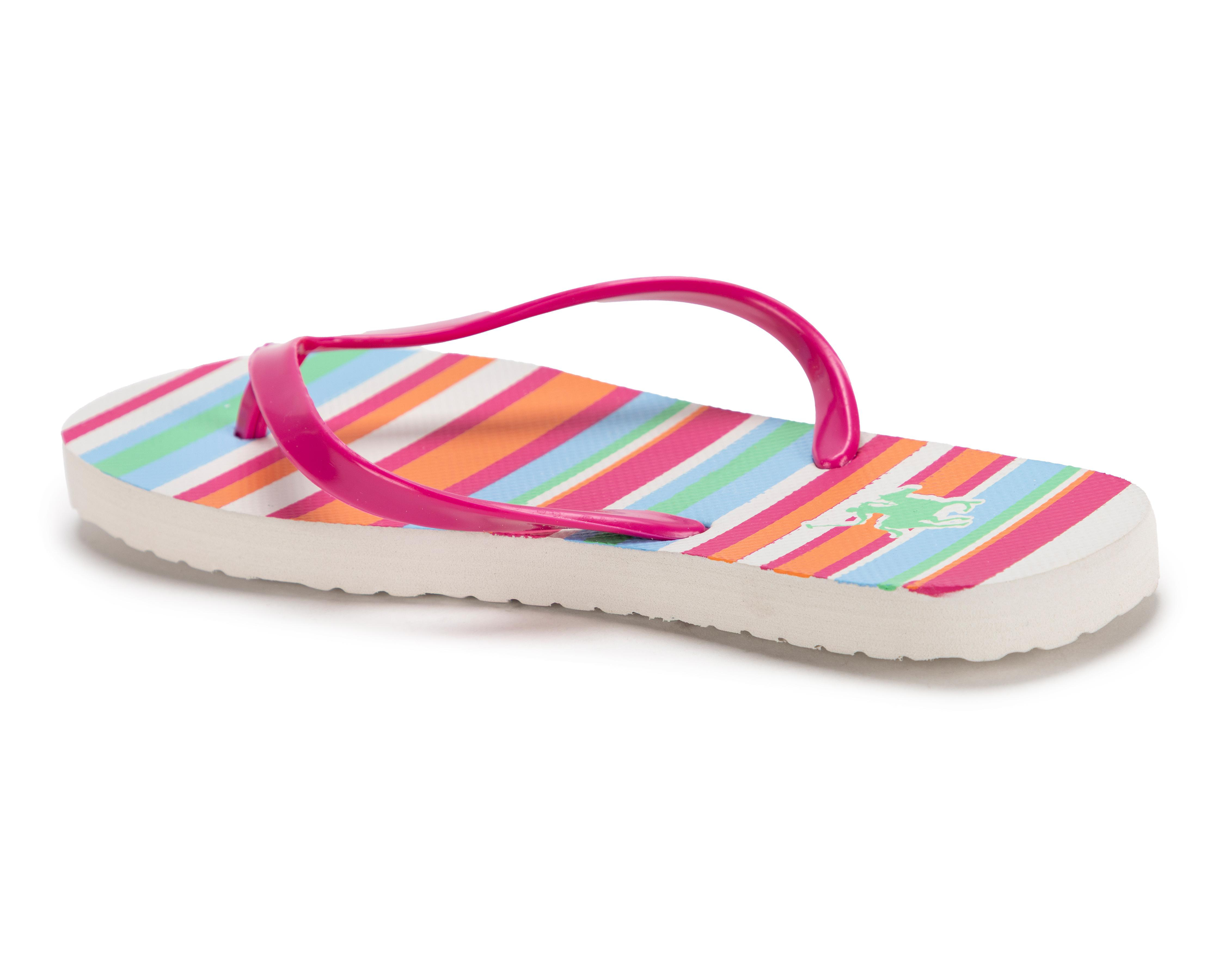 Foto 4 pulgar | Sandalias de Playa York Team Polo Club para Mujer