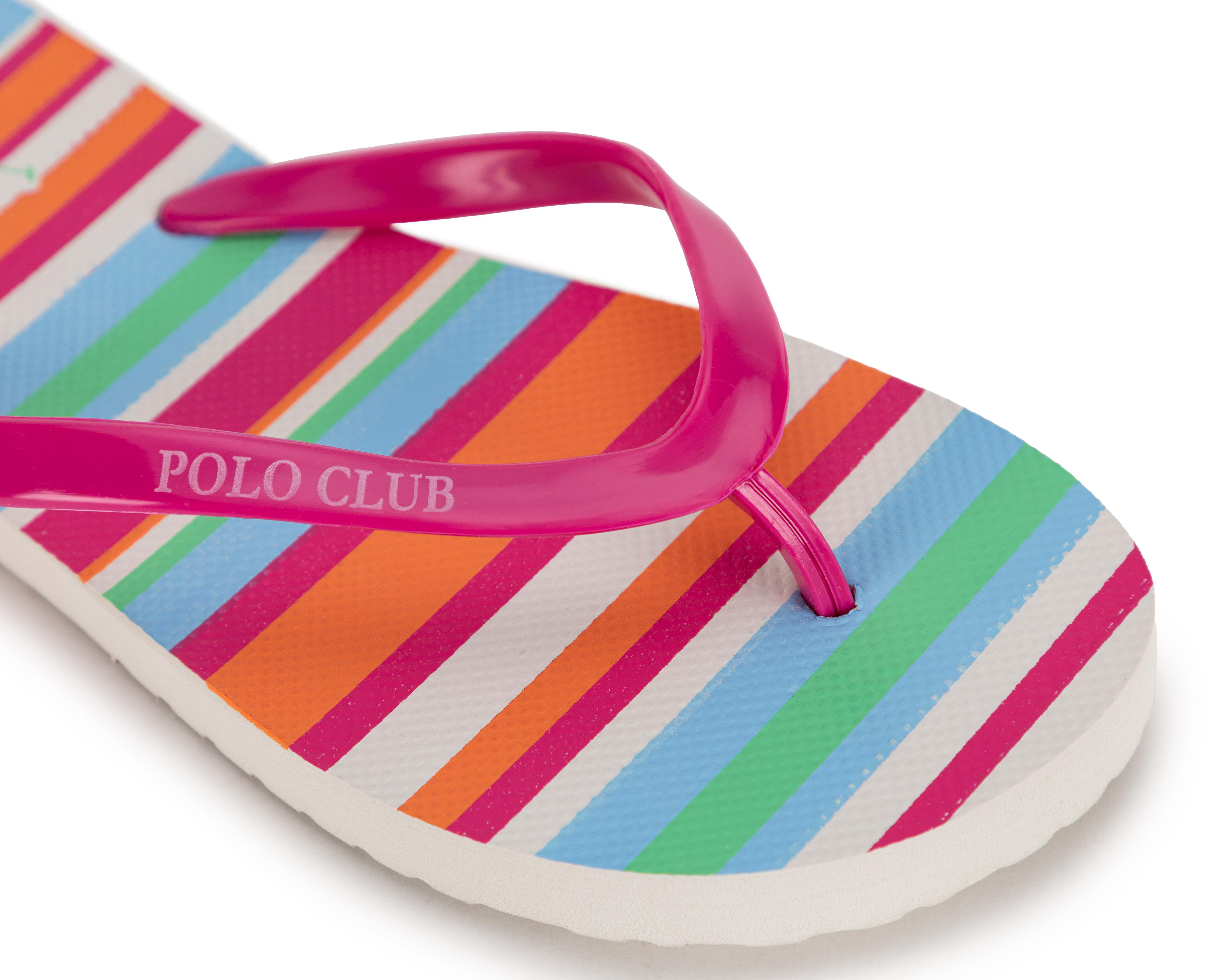Foto 7 pulgar | Sandalias de Playa York Team Polo Club para Mujer