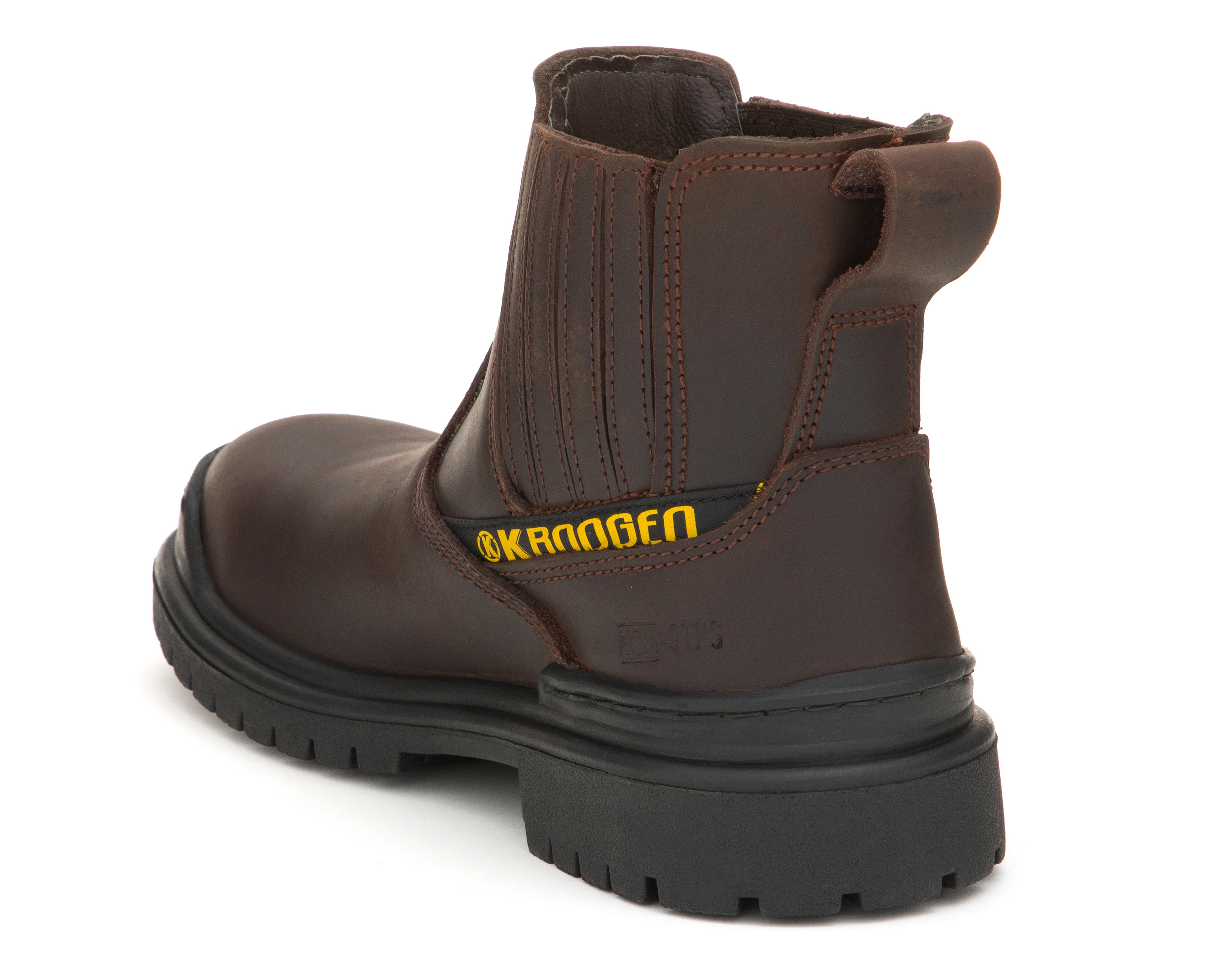 Foto 4 pulgar | Botas de Trabajo Kroogen de Piel para Hombre