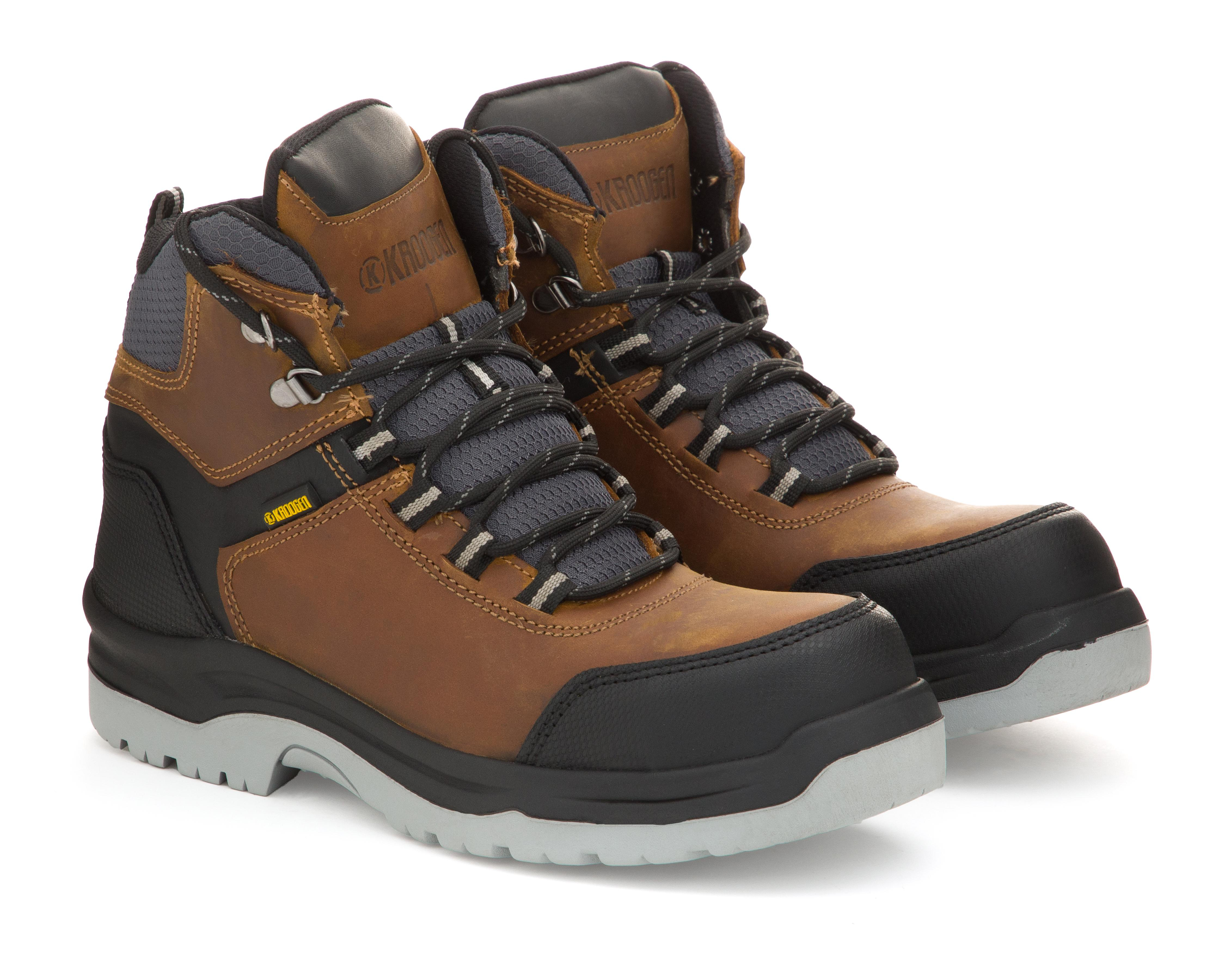 Foto 2 pulgar | Botas de Trabajo Kroogen de Piel para Hombre
