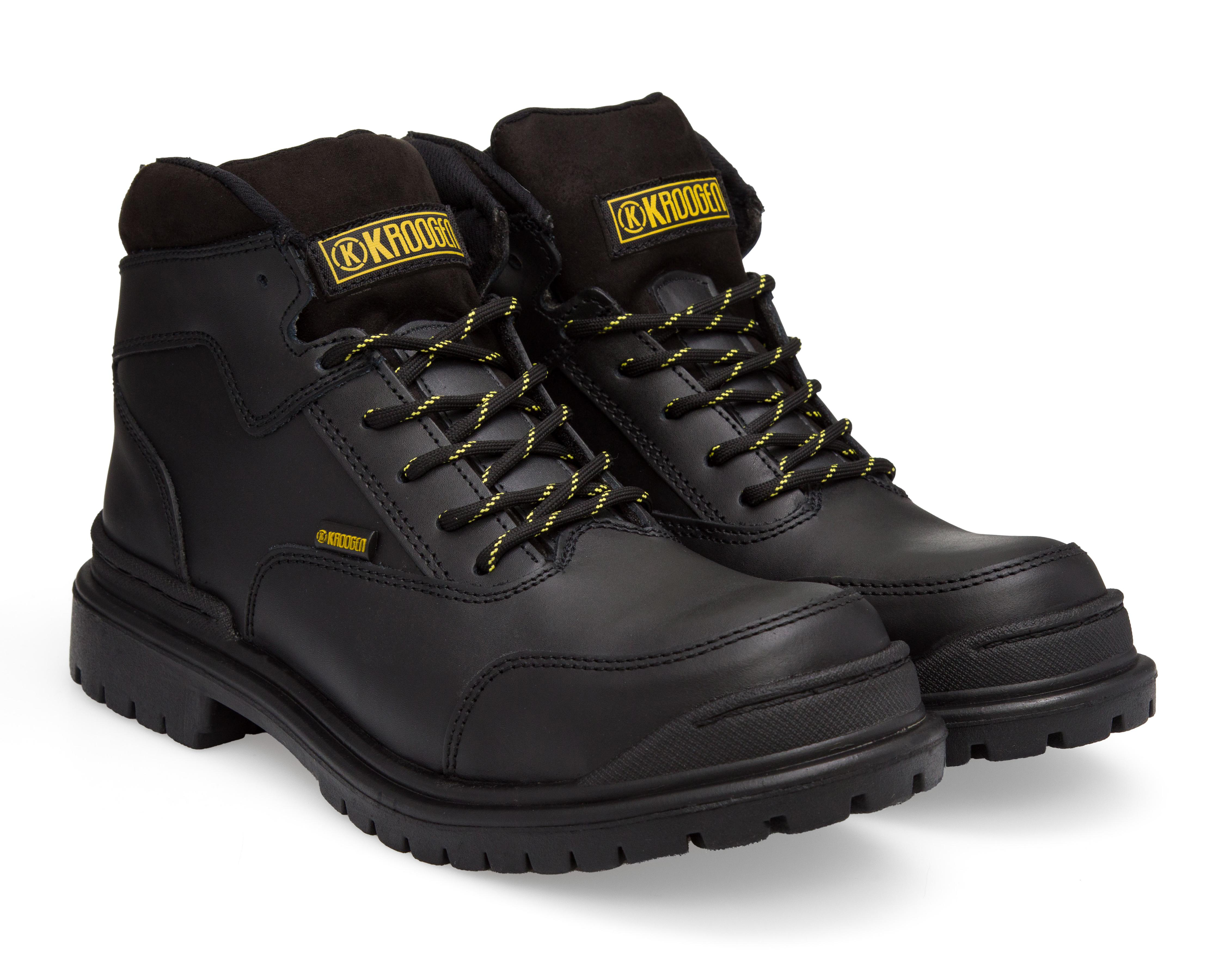 Foto 2 pulgar | Botas de Trabajo Kroogen de Piel para Hombre