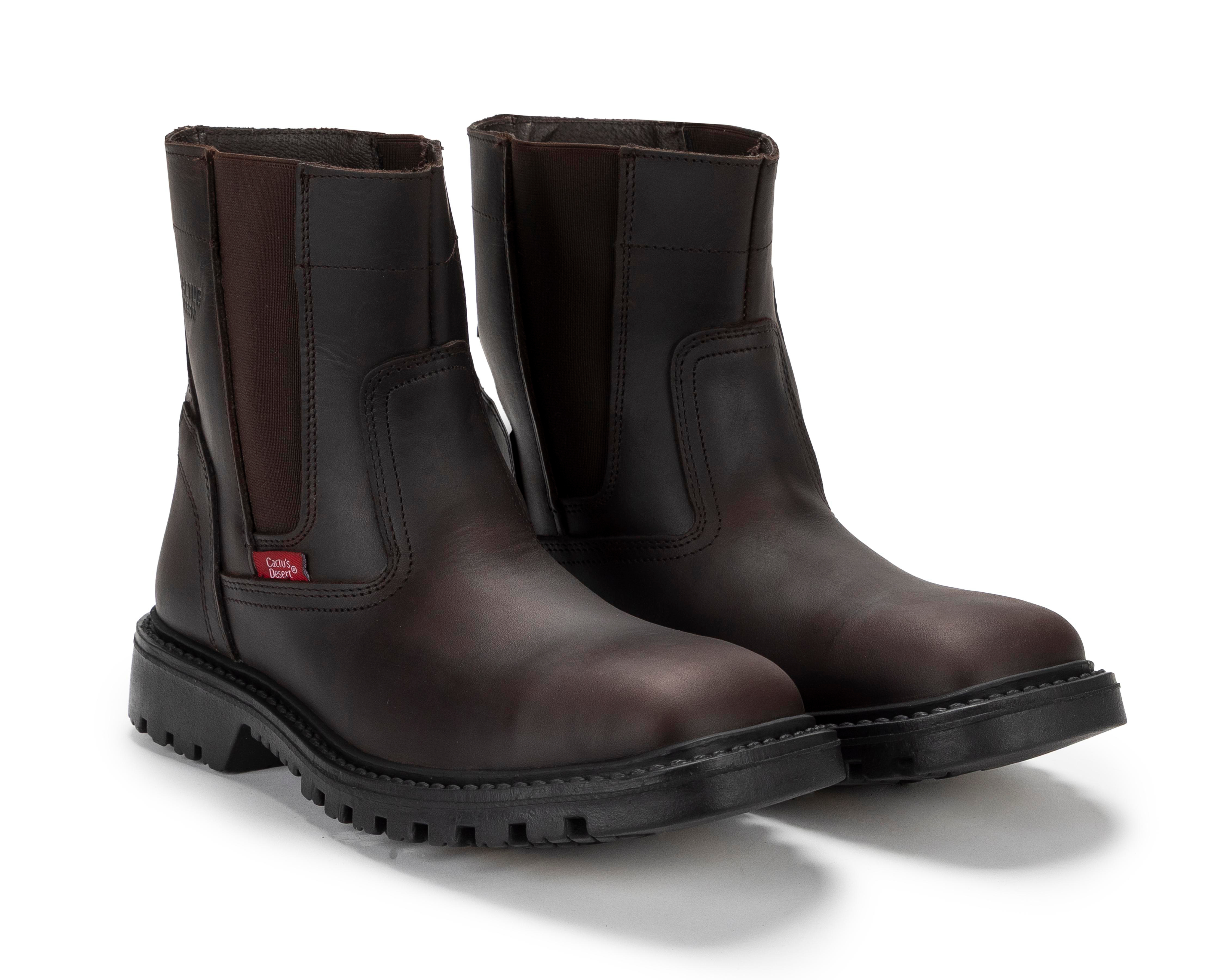 Foto 1 | Botas de Trabajo Cactu's Desert de Piel para Hombre