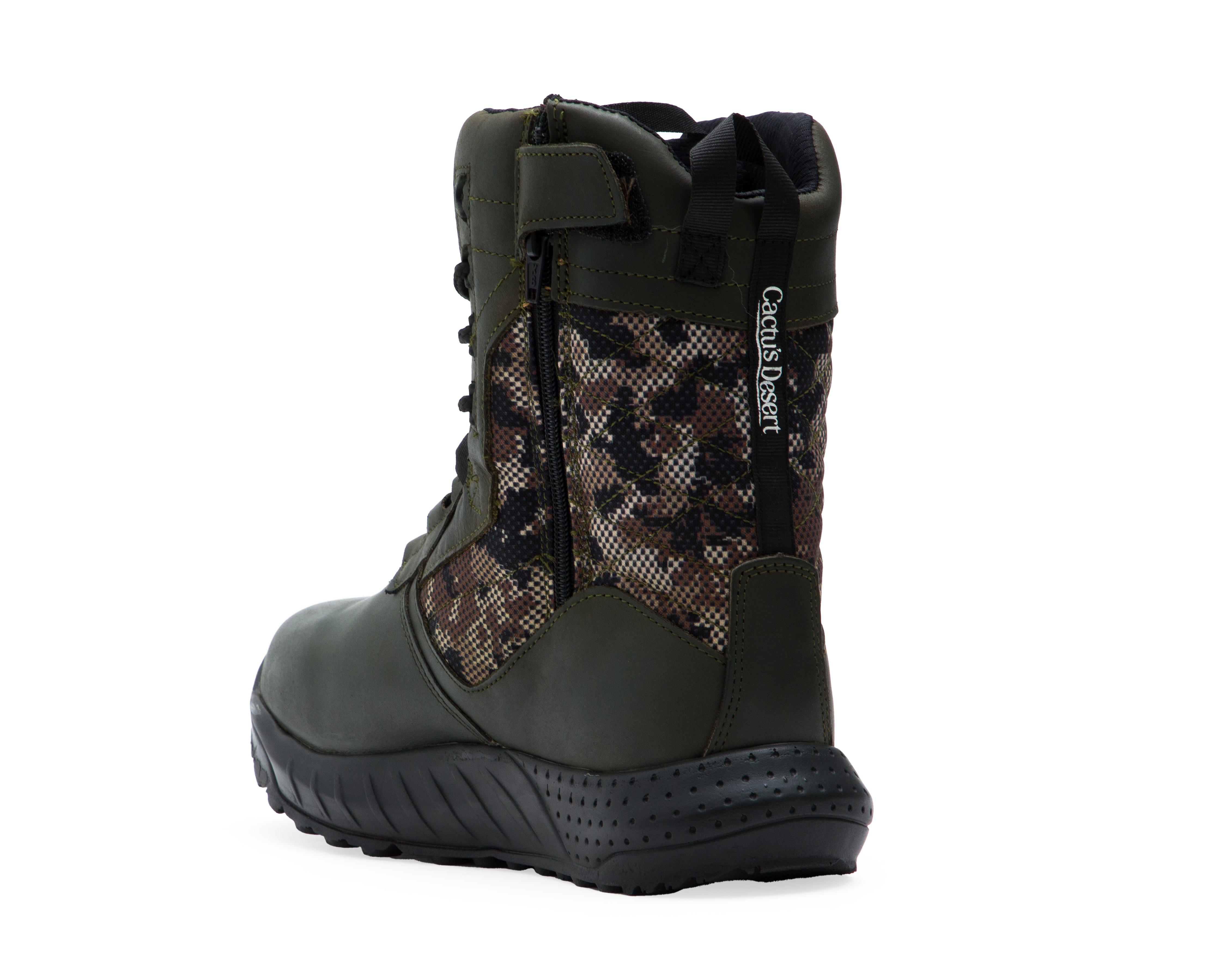 Foto 4 pulgar | Botas de Trabajo Cactu's Desert de Piel para Hombre