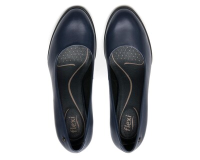 Foto 3 | Zapatillas Flexi de Piel para Mujer