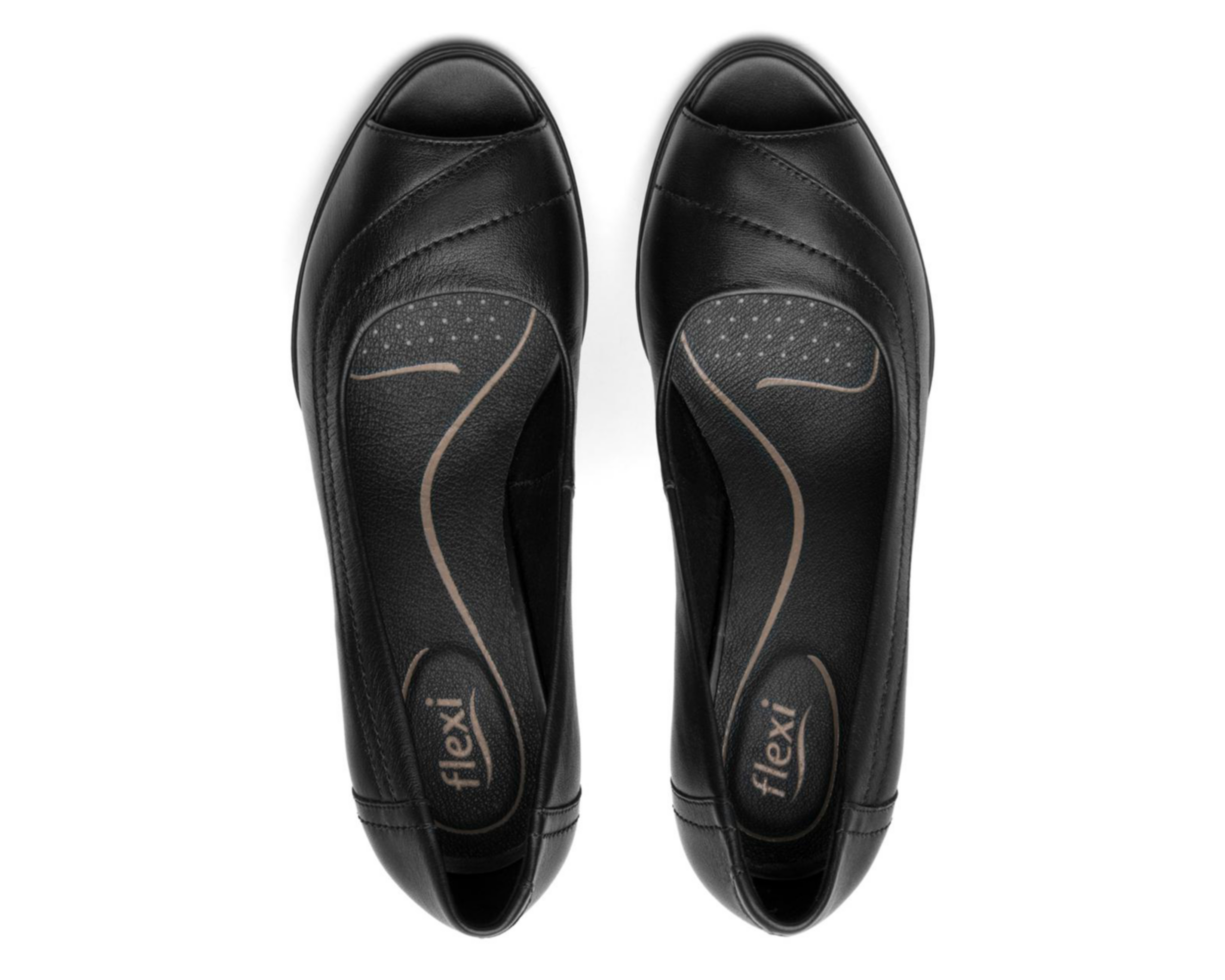 Foto 4 pulgar | Zapatilla Flexi de Piel para Mujer