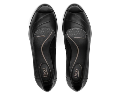 Foto 3 | Zapatilla Flexi de Piel para Mujer