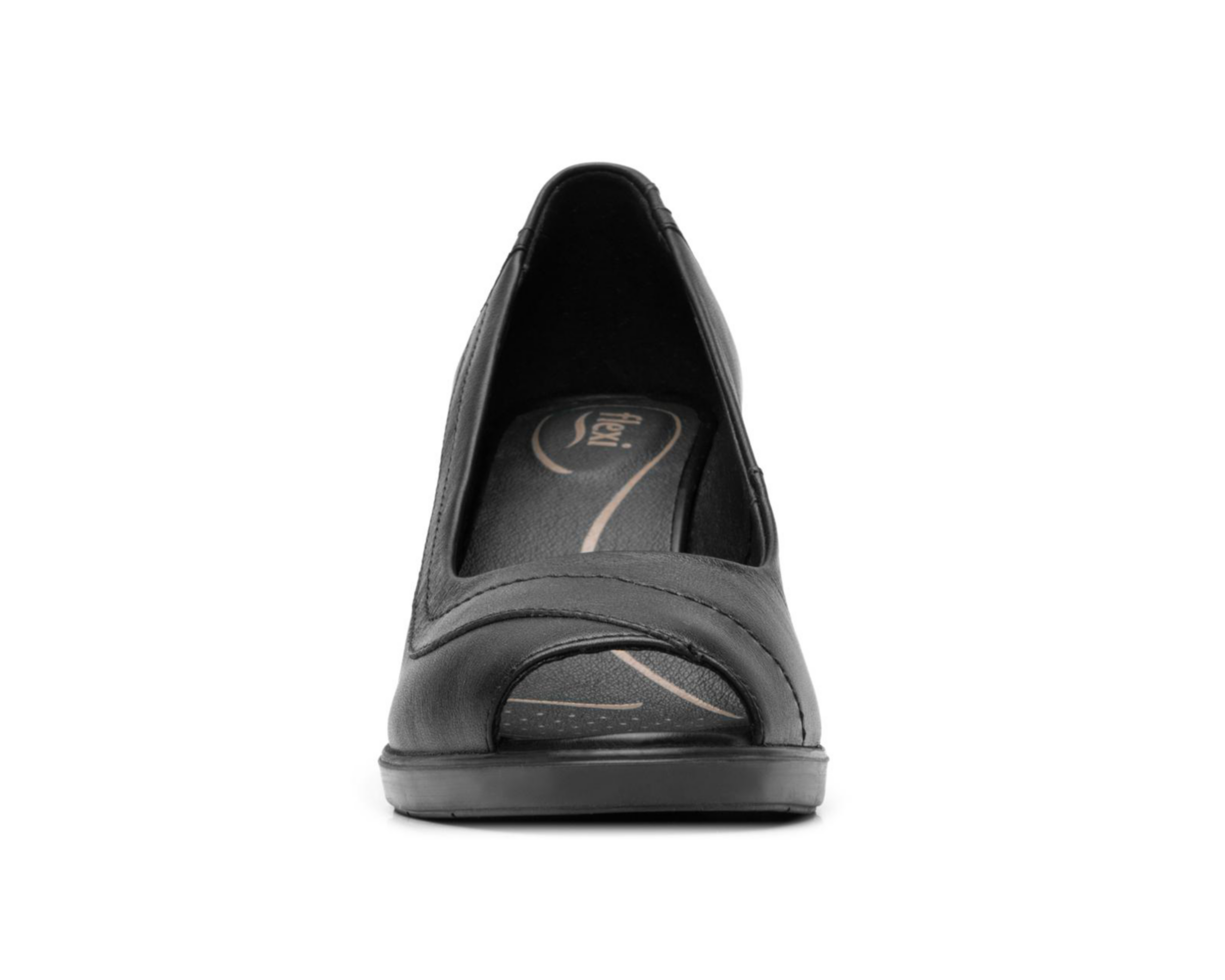Foto 6 pulgar | Zapatilla Flexi de Piel para Mujer