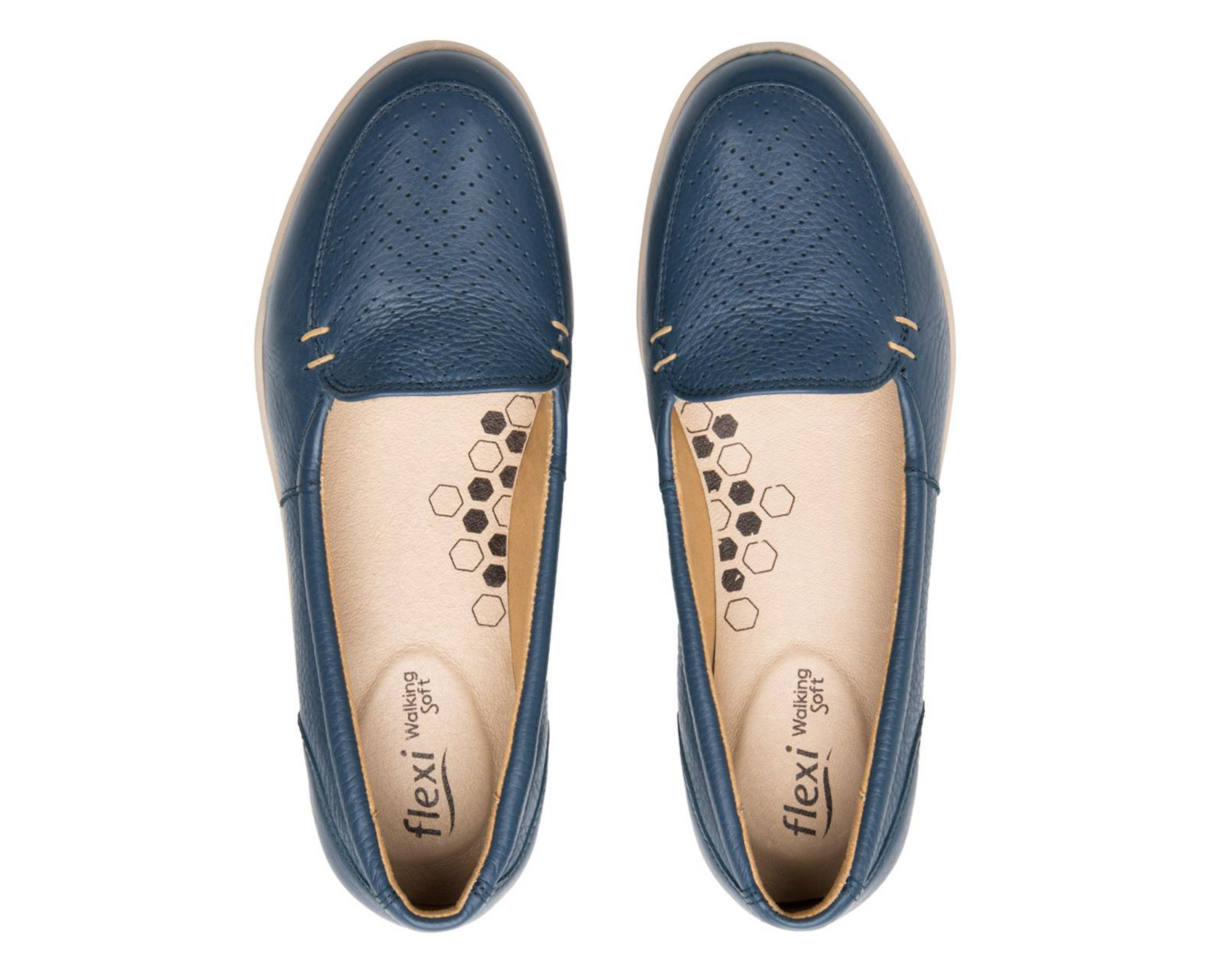 Foto 4 pulgar | Zapatos Confort Flexi de Piel para Mujer