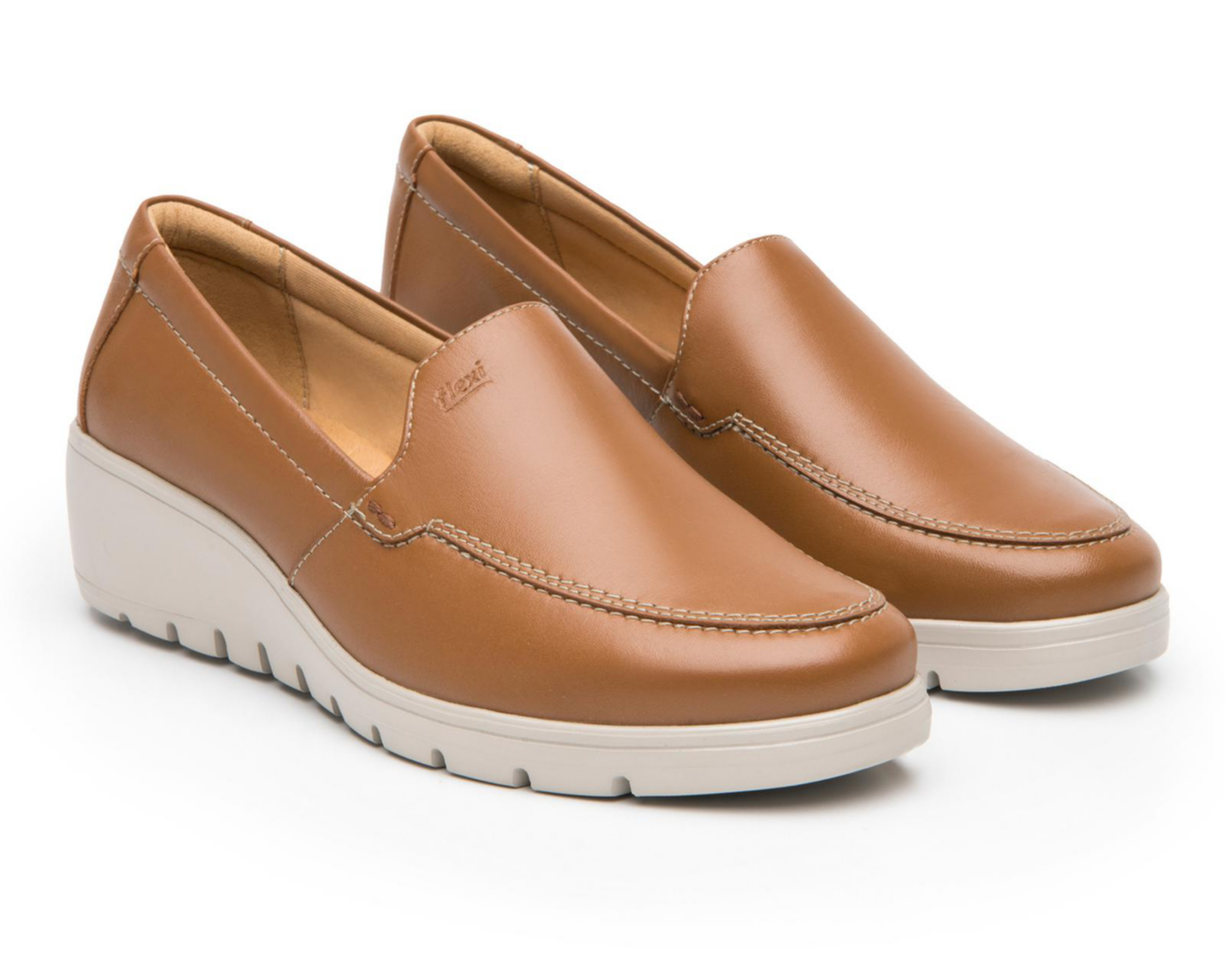 Foto 1 | Zapatos Confort Flexi de Piel para Mujer