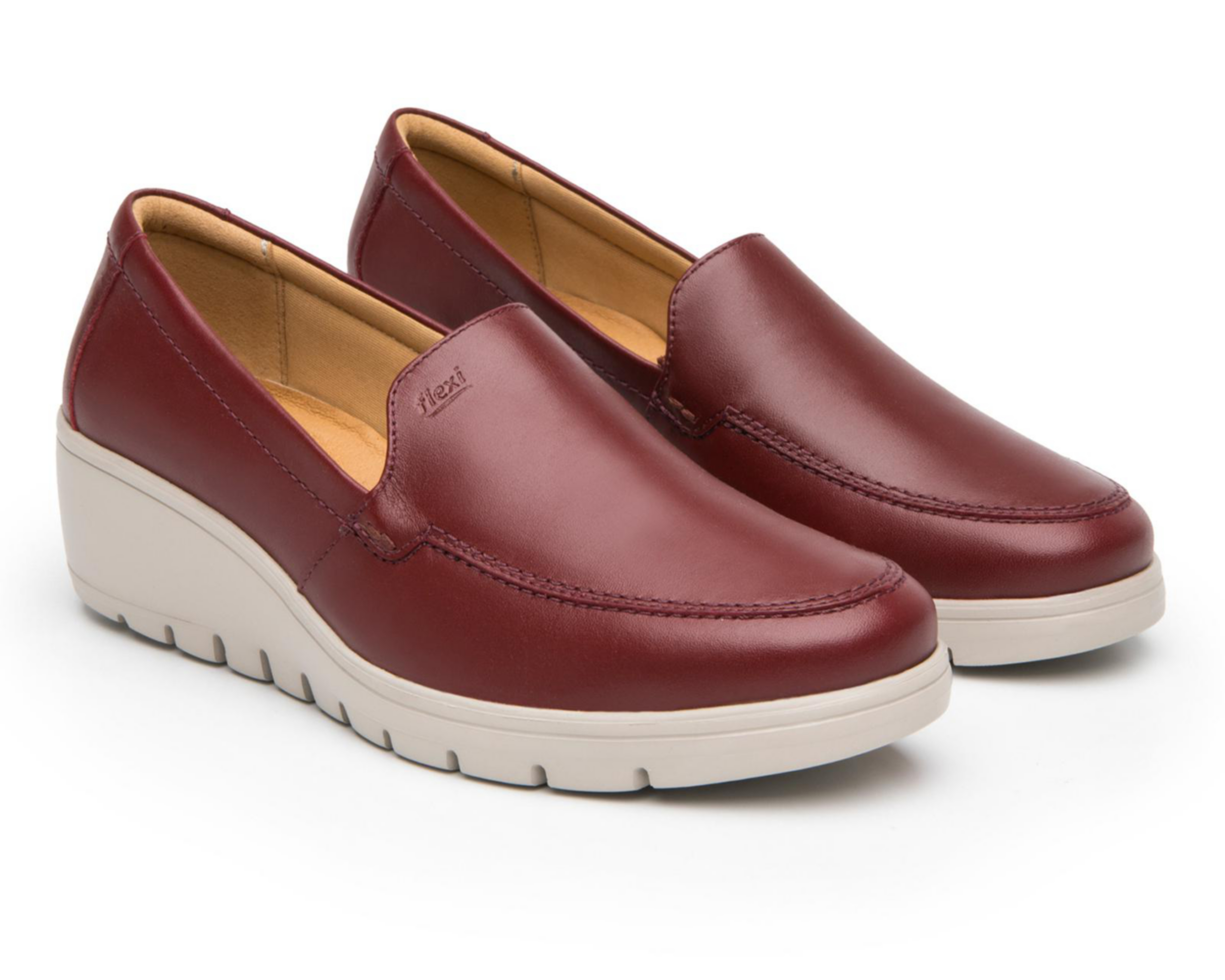 Foto 1 | Zapatos Confort Flexi de Piel para Mujer