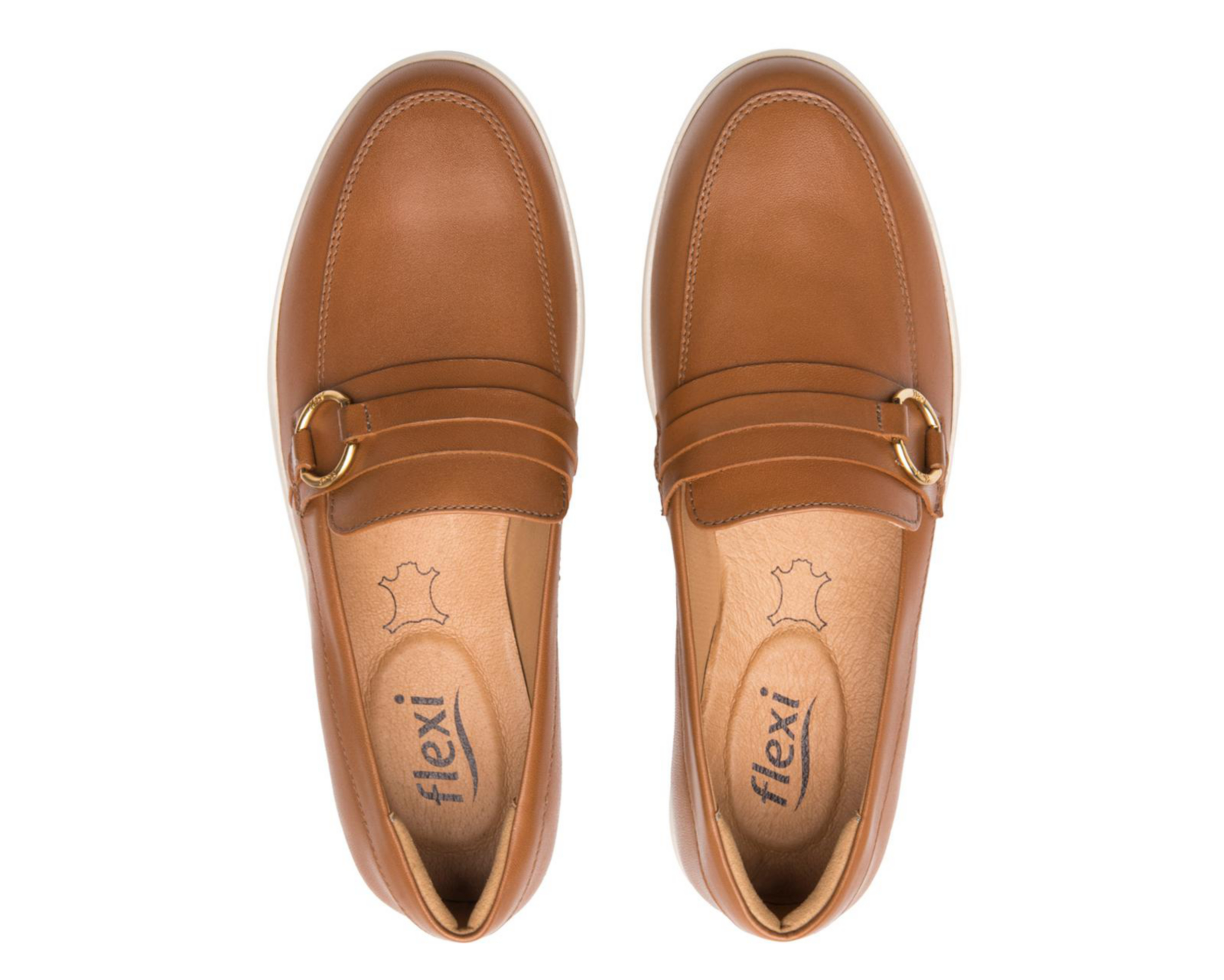 Foto 4 pulgar | Zapatos Confort Flexi de Piel para Mujer
