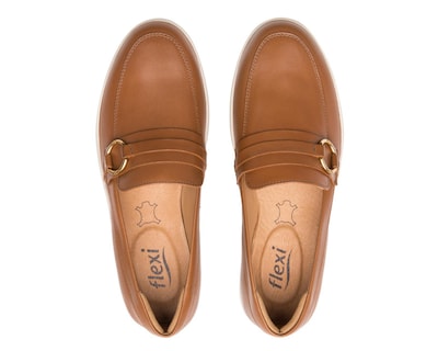 Foto 3 | Zapatos Confort Flexi de Piel para Mujer