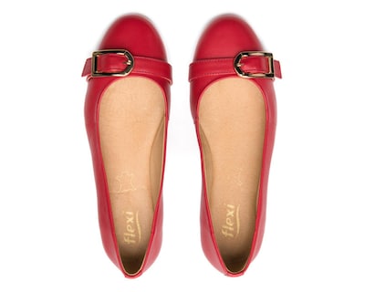Foto 3 | Flats Flexi de Piel para Mujer