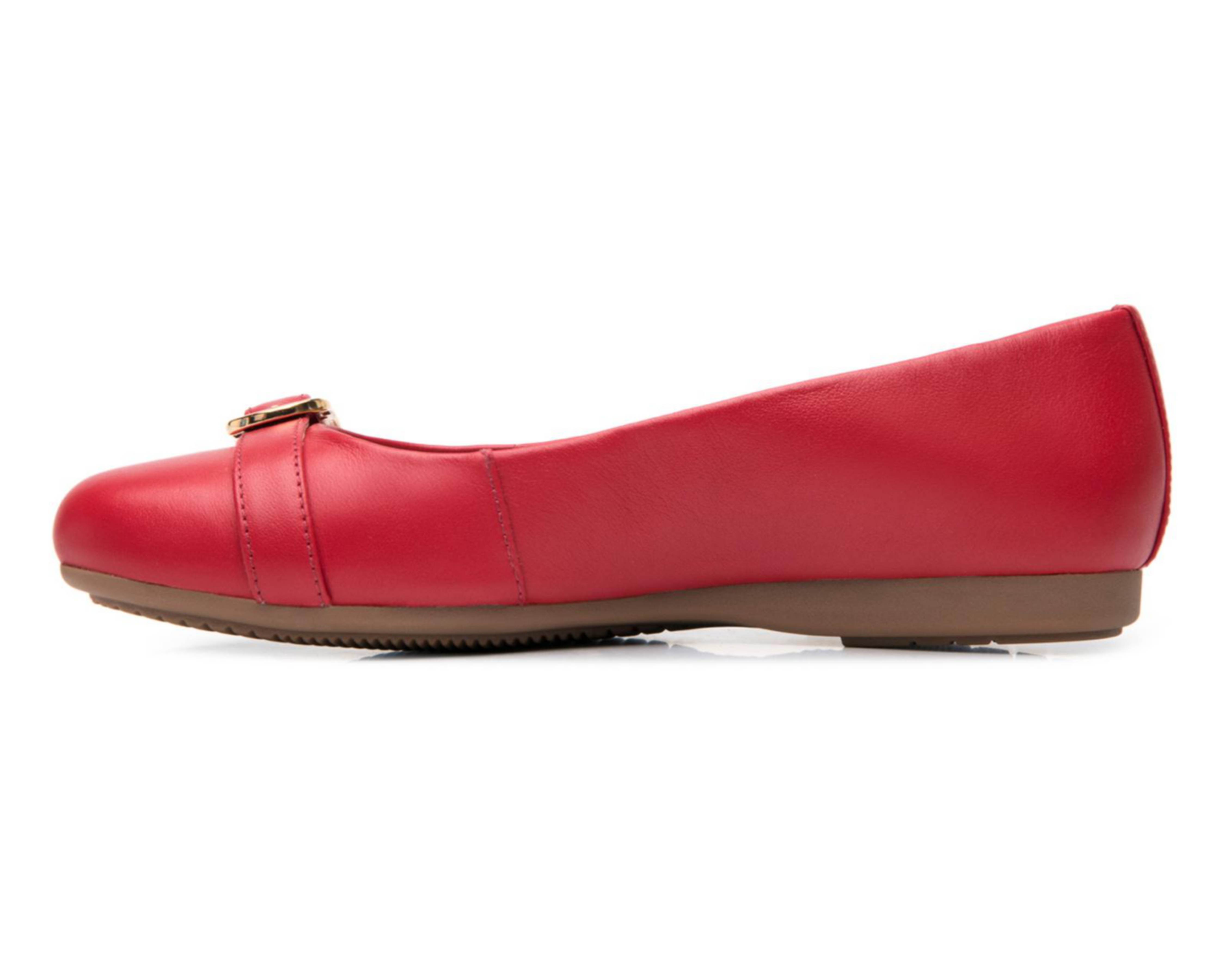 Foto 5 pulgar | Flats Flexi de Piel para Mujer