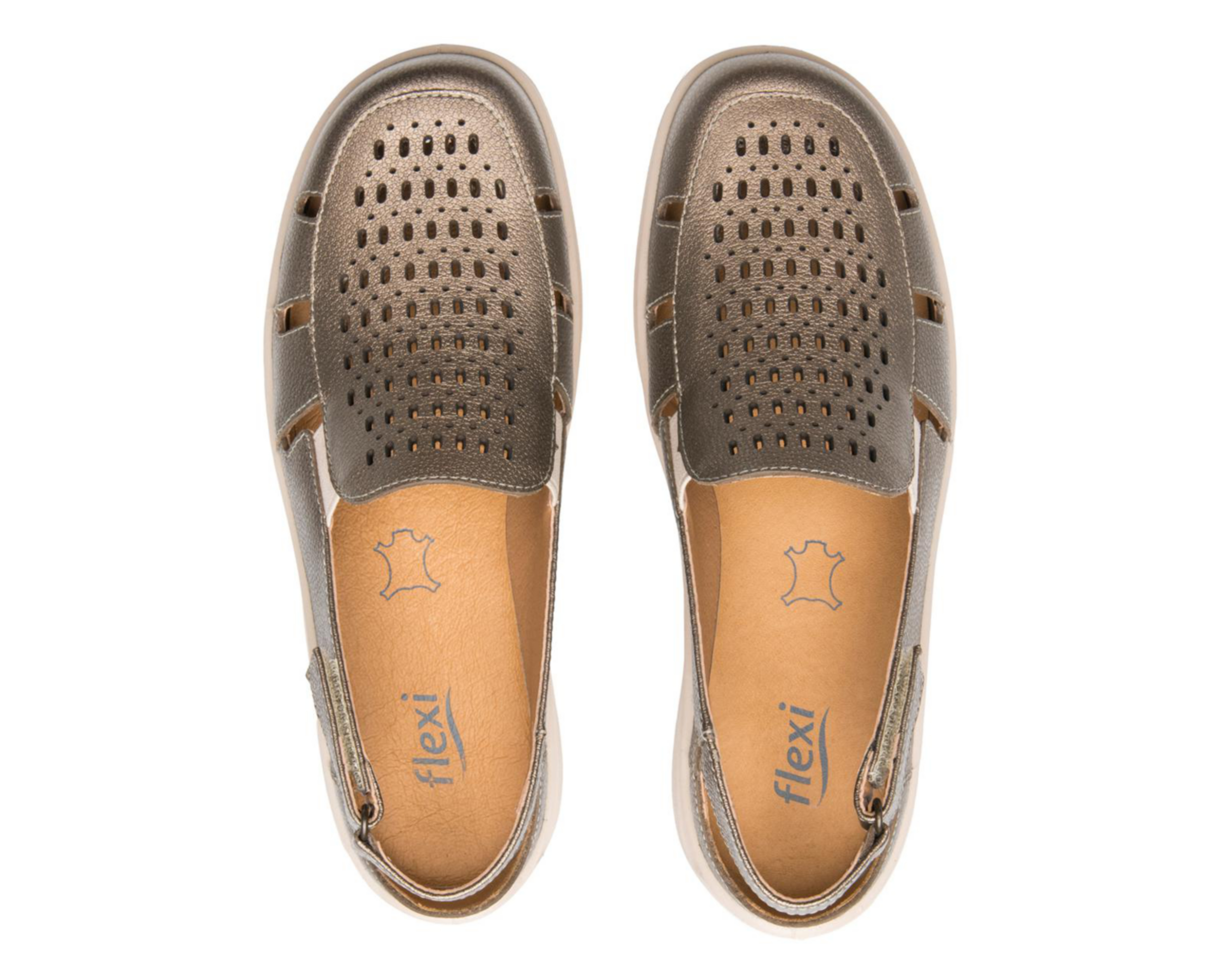 Foto 4 pulgar | Zapatos Confort Flexi de Piel para Mujer
