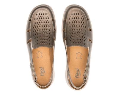 Foto 3 | Zapatos Confort Flexi de Piel para Mujer