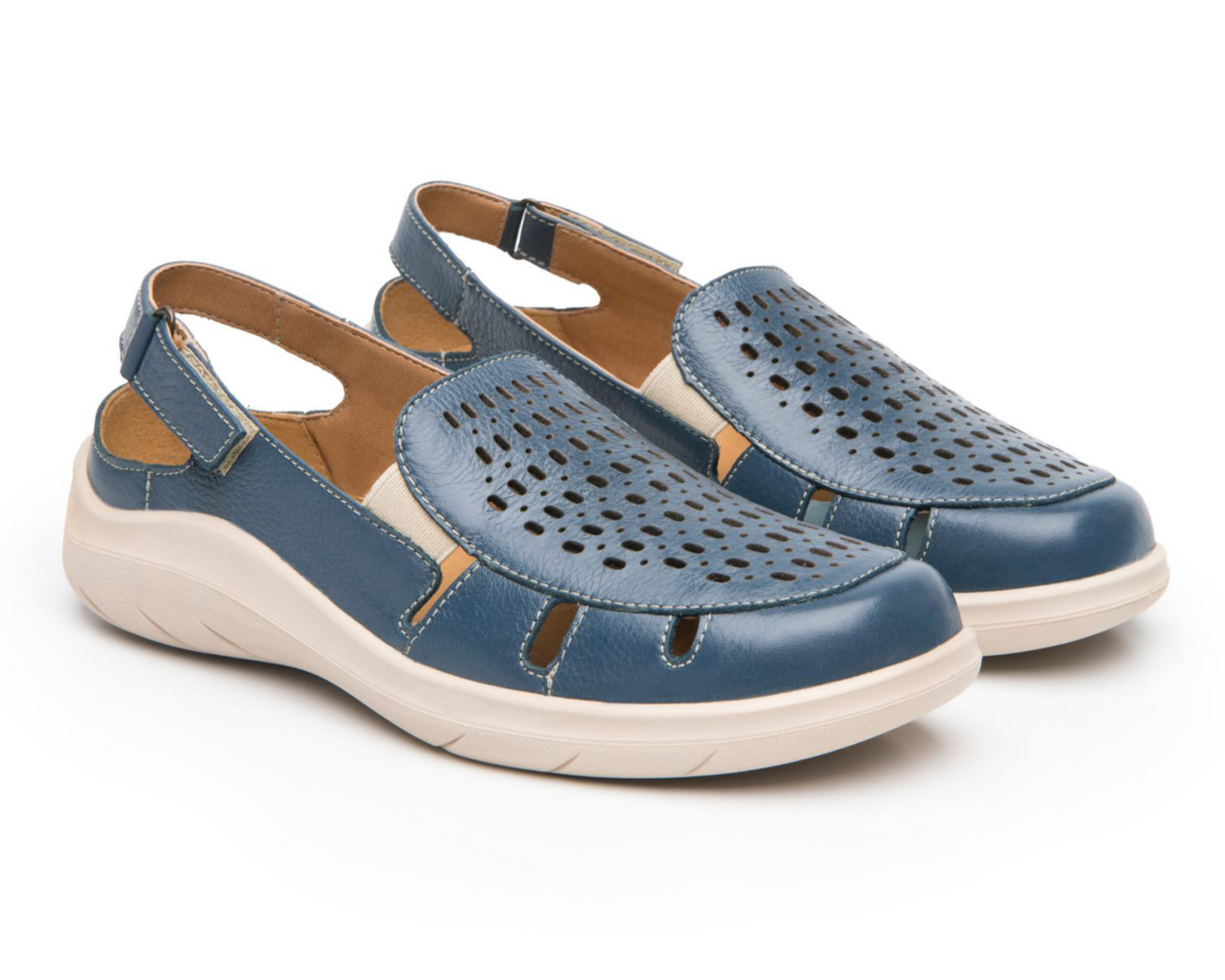 Foto 1 | Zapatos Confort Flexi de Piel para Mujer