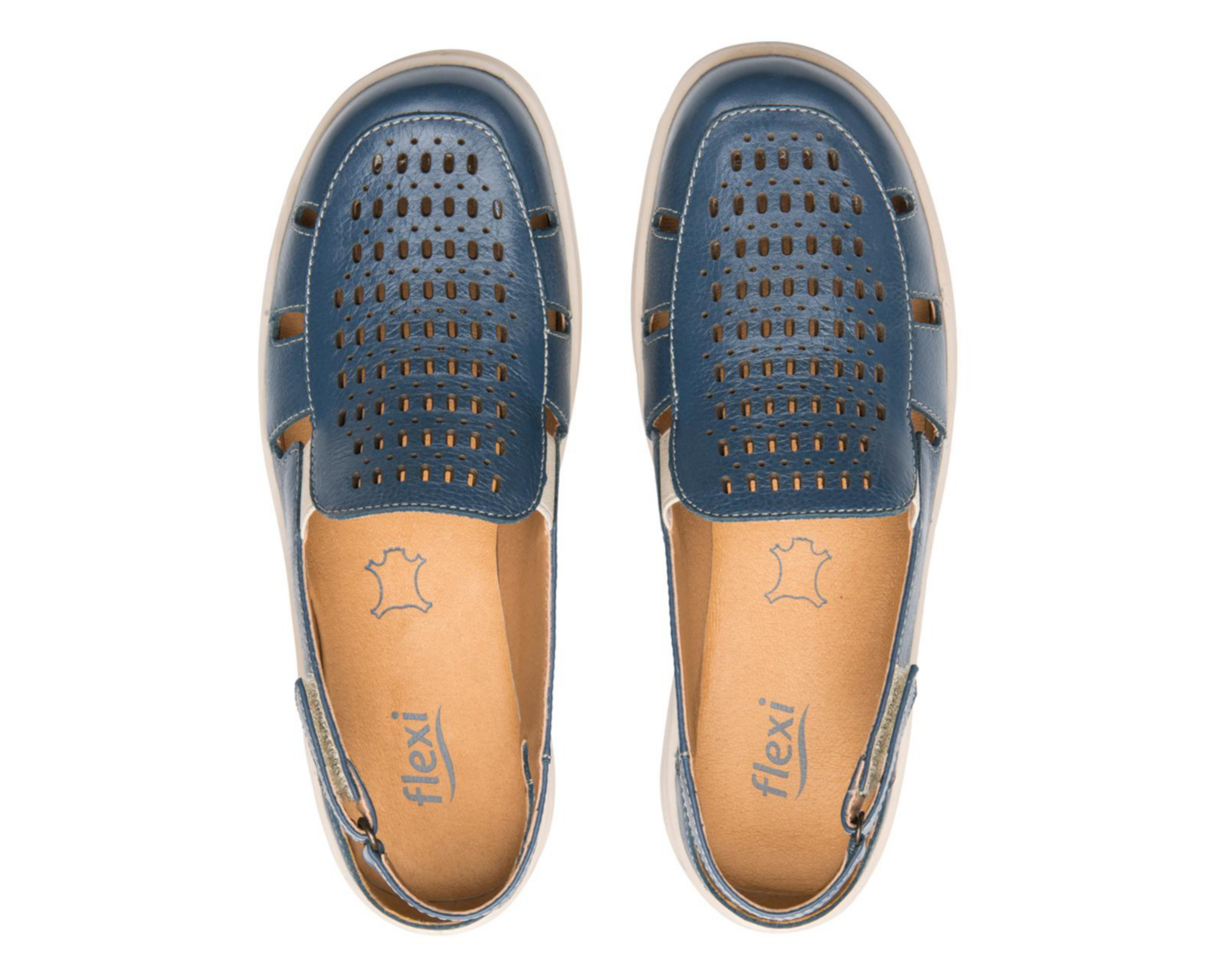 Foto 3 | Zapatos Confort Flexi de Piel para Mujer