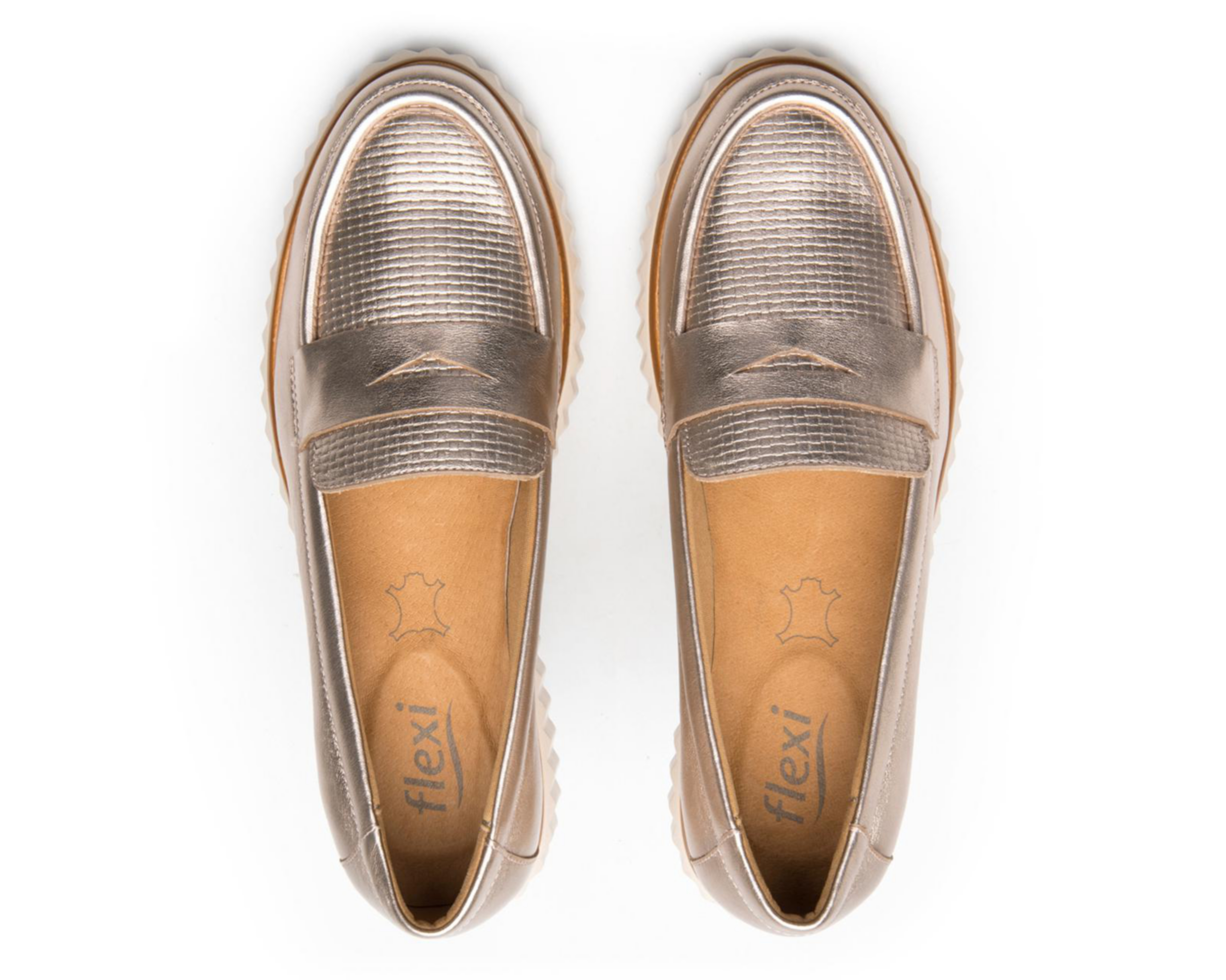 Foto 4 pulgar | Zapatos Confort Flexi de Piel para Mujer