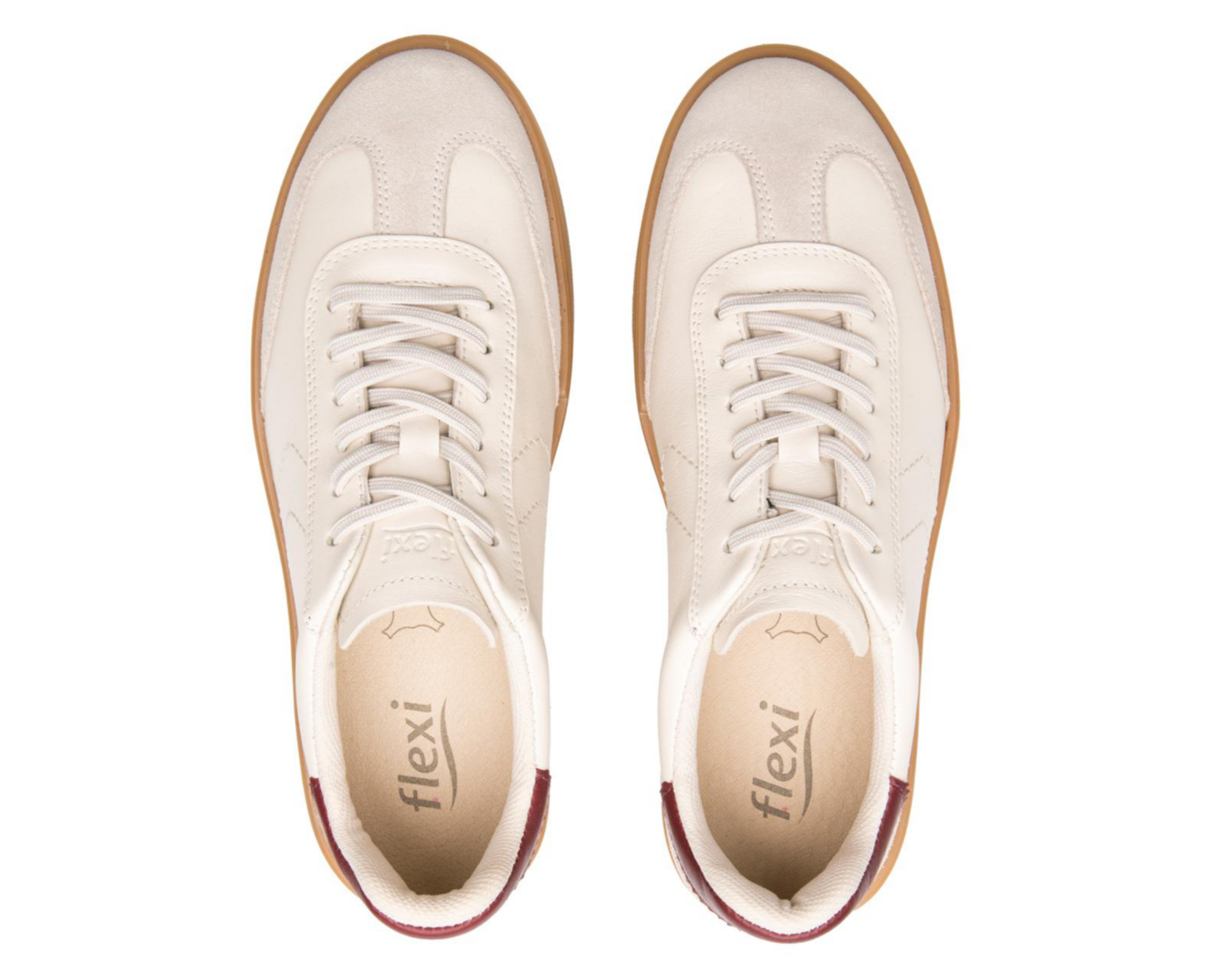 Foto 4 pulgar | Tenis Casuales Flexi de Piel para Mujer