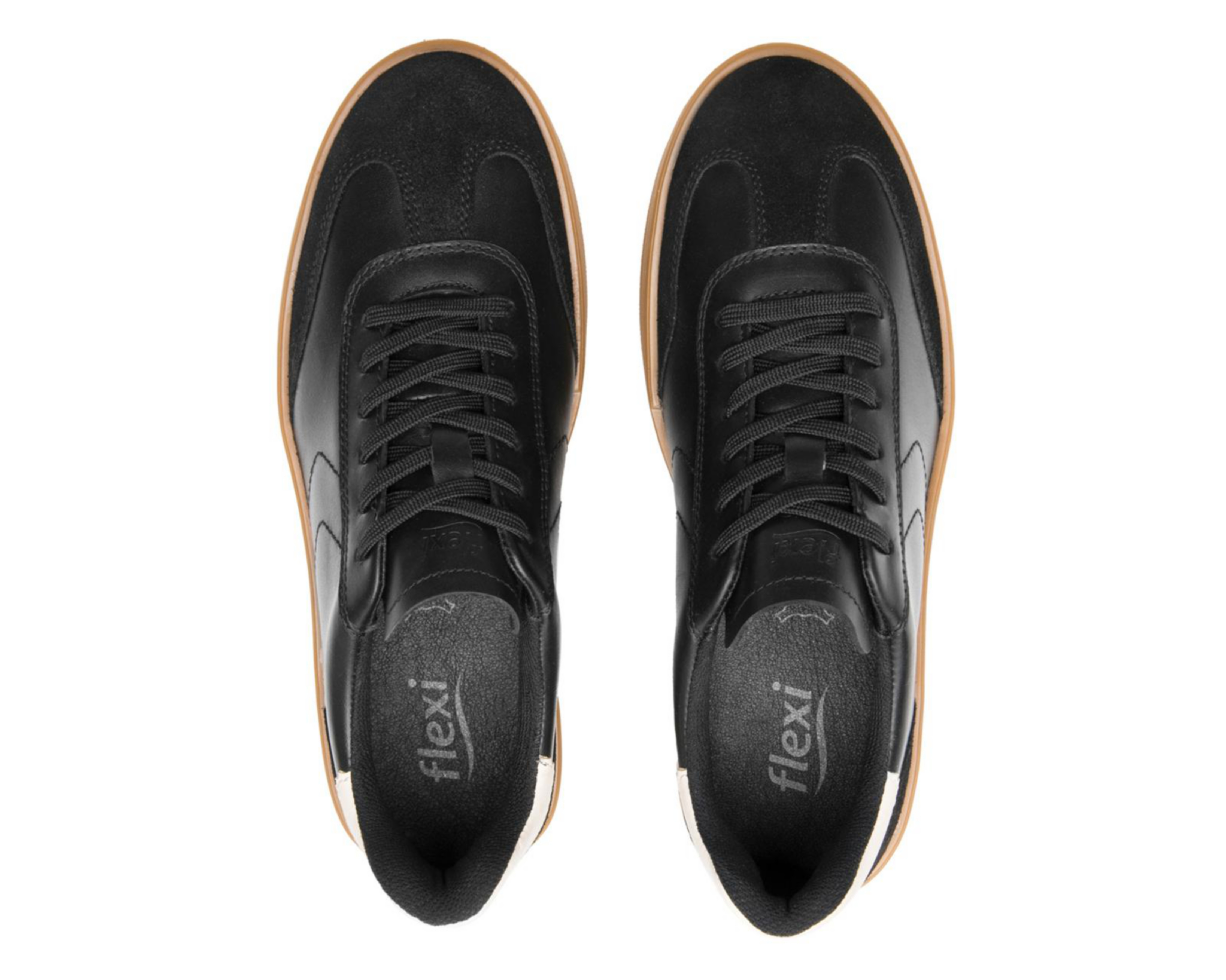 Foto 3 | Tenis Casuales Flexi de Piel para Mujer