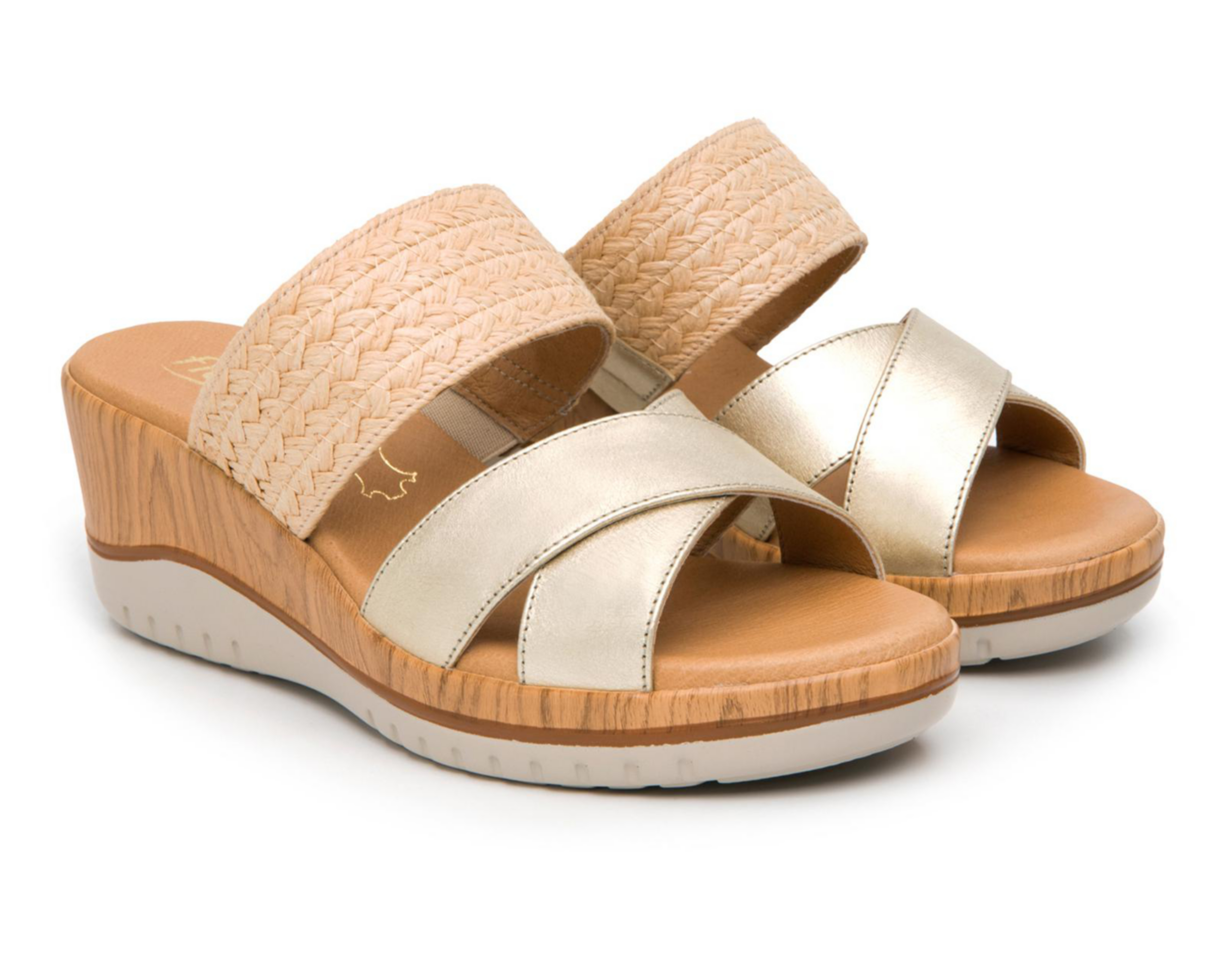 Sandalias Confort Flexi de Piel para Mujer