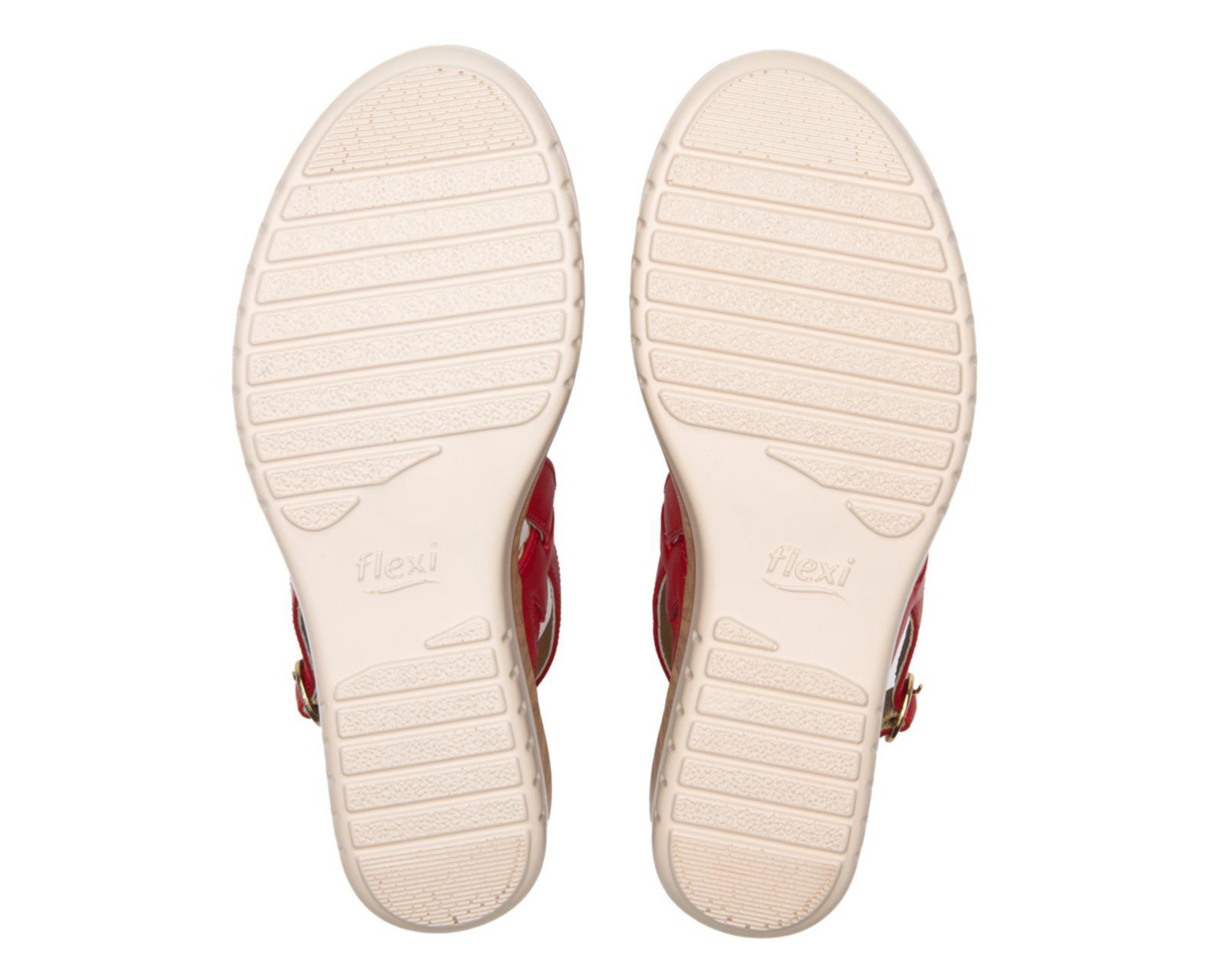 Foto 2 | Sandalias Casuales Flexi de Piel para Mujer
