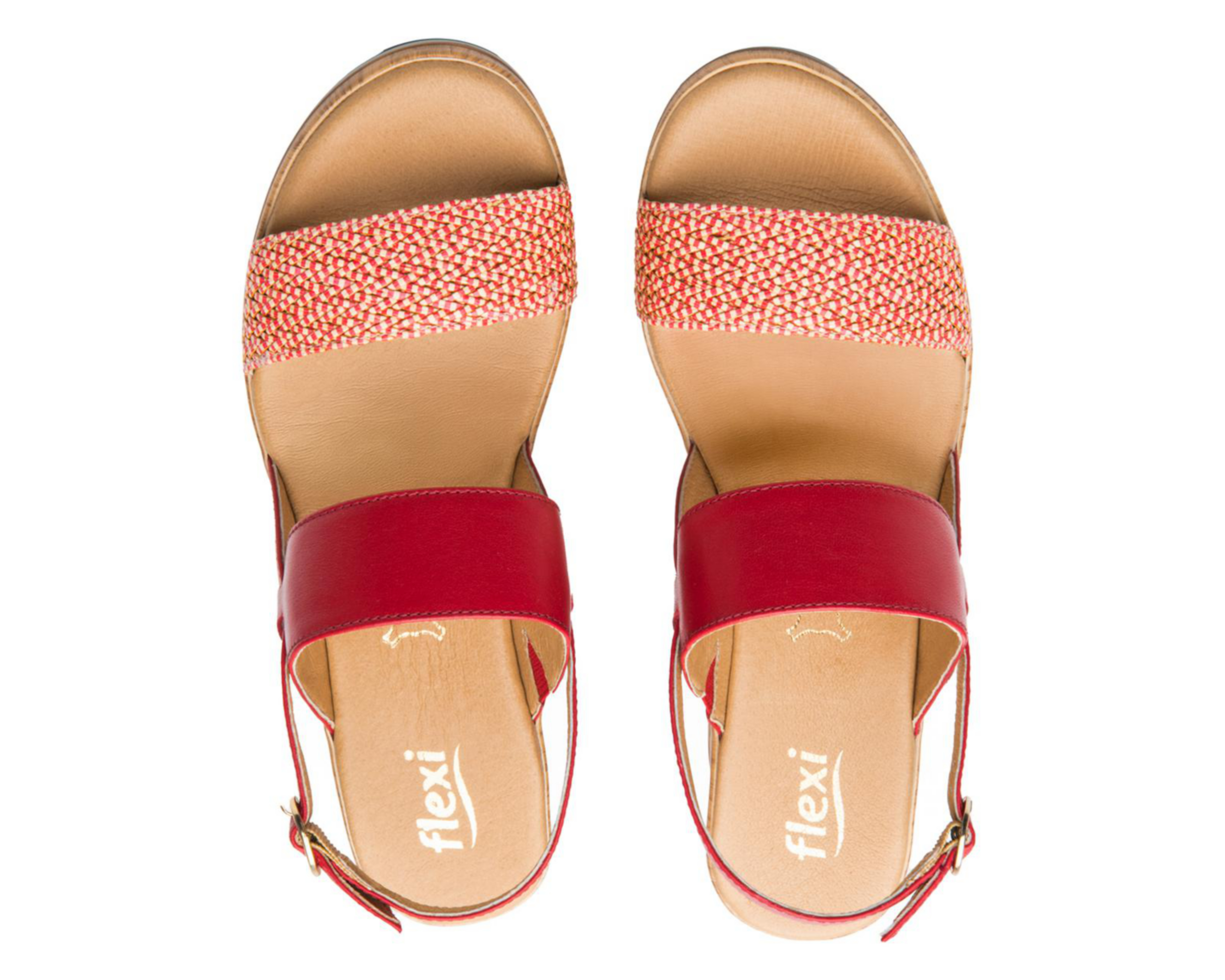 Foto 4 pulgar | Sandalias Casuales Flexi de Piel para Mujer