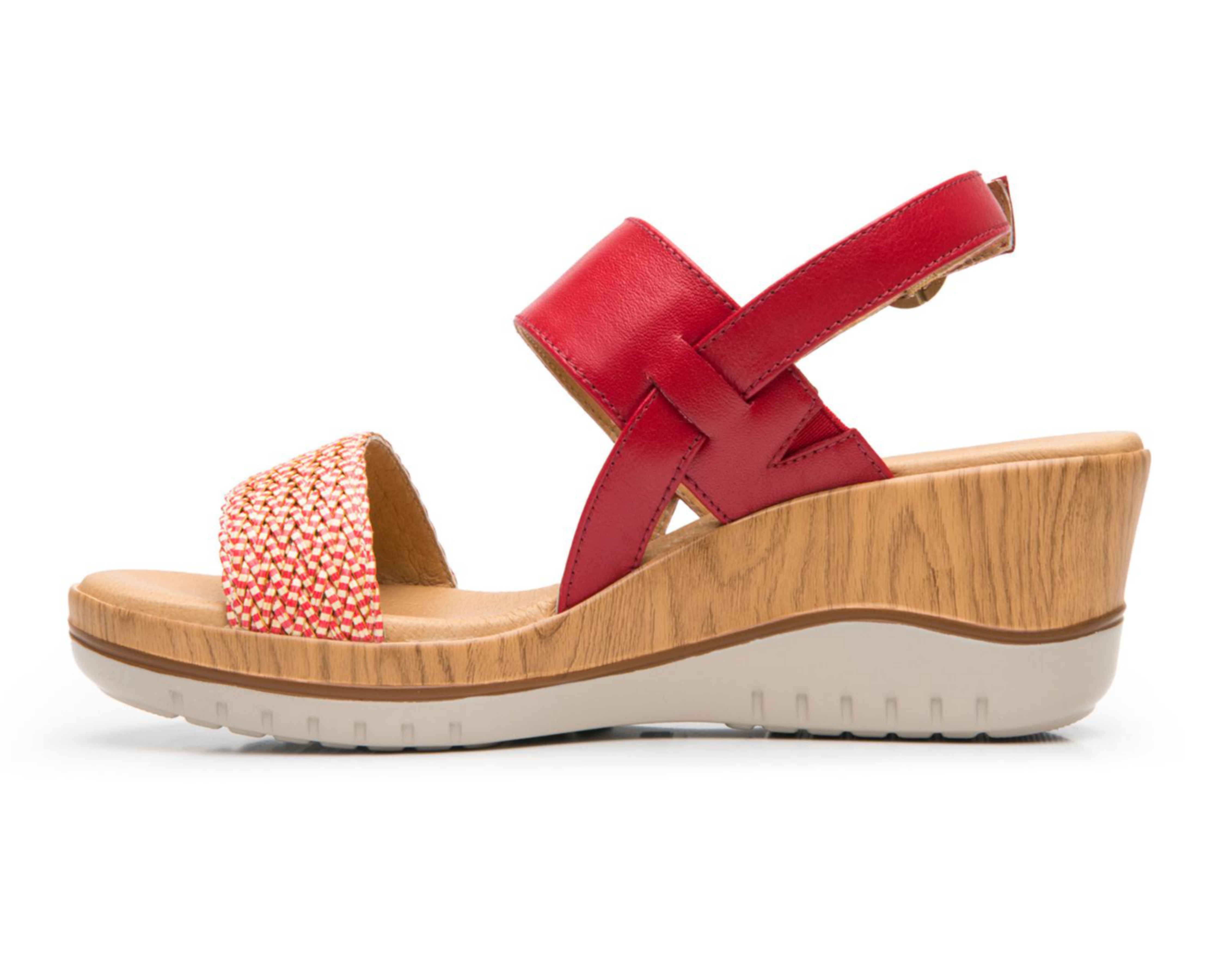 Foto 5 pulgar | Sandalias Casuales Flexi de Piel para Mujer