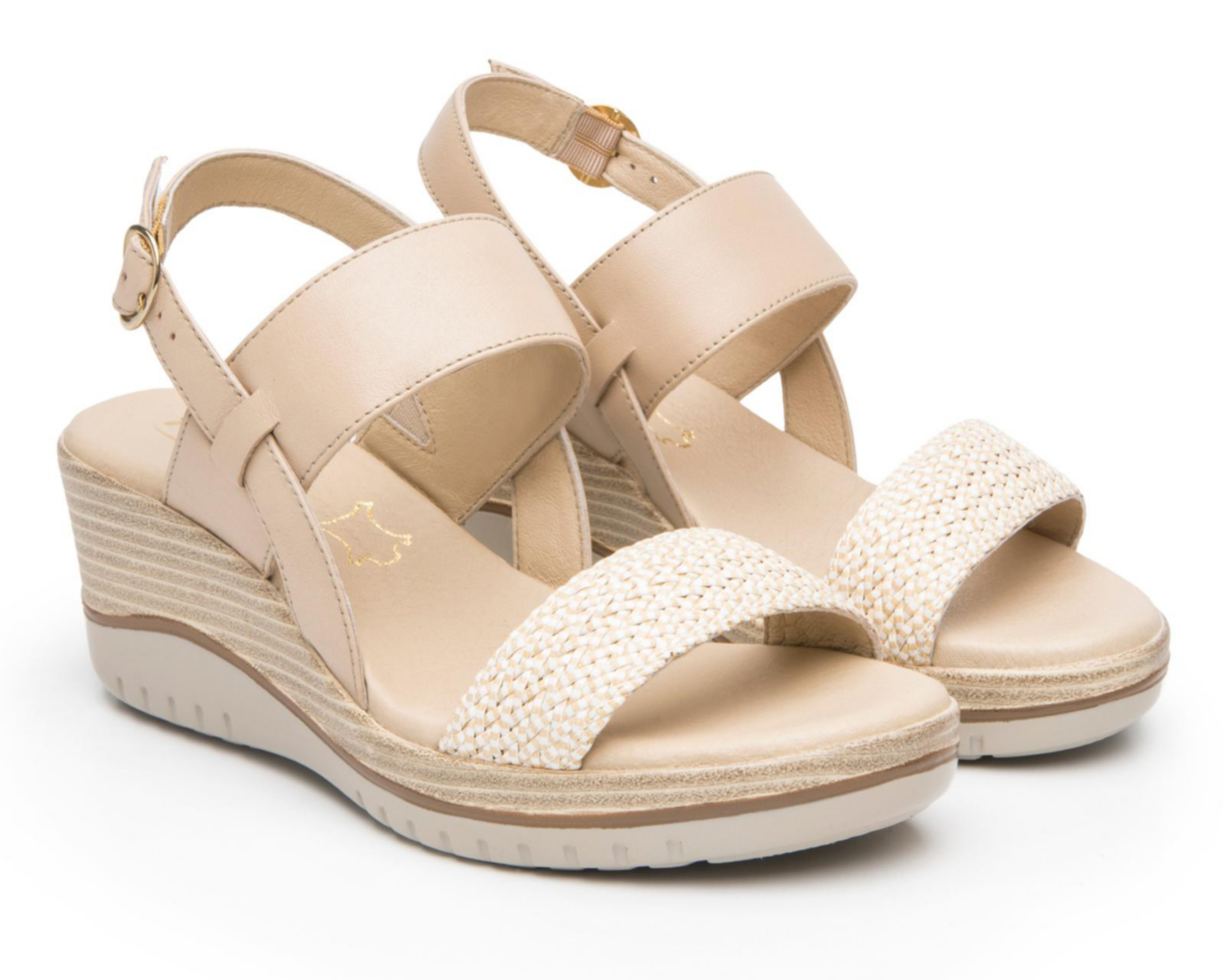 Sandalias Confort Flexi de Piel para Mujer