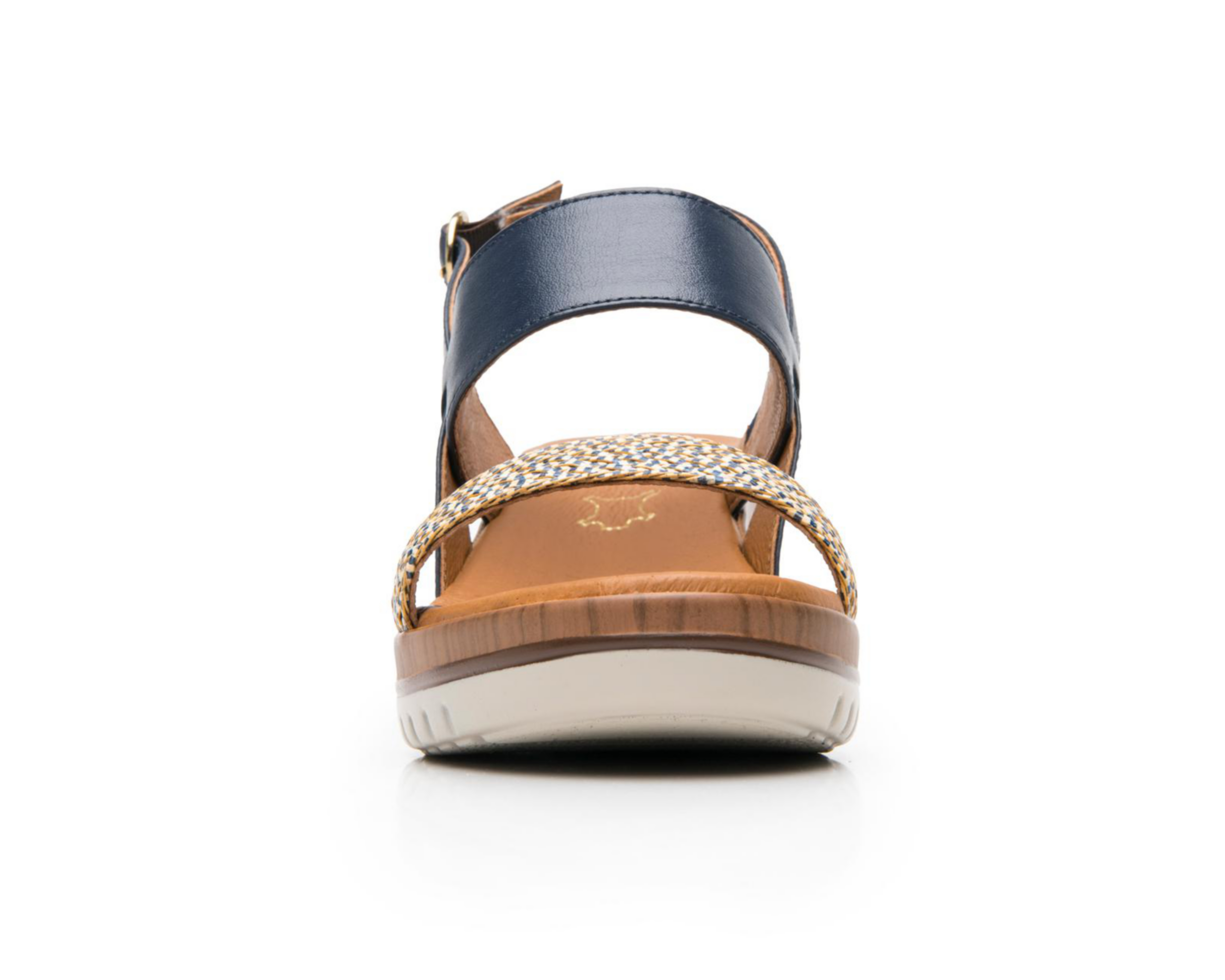 Foto 6 pulgar | Sandalias Confort Flexi de Piel para Mujer
