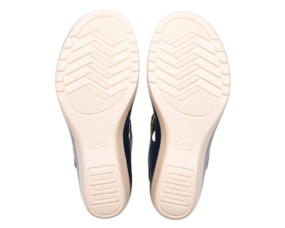 Foto 2 | Sandalias Casuales Flexi de Piel para Mujer