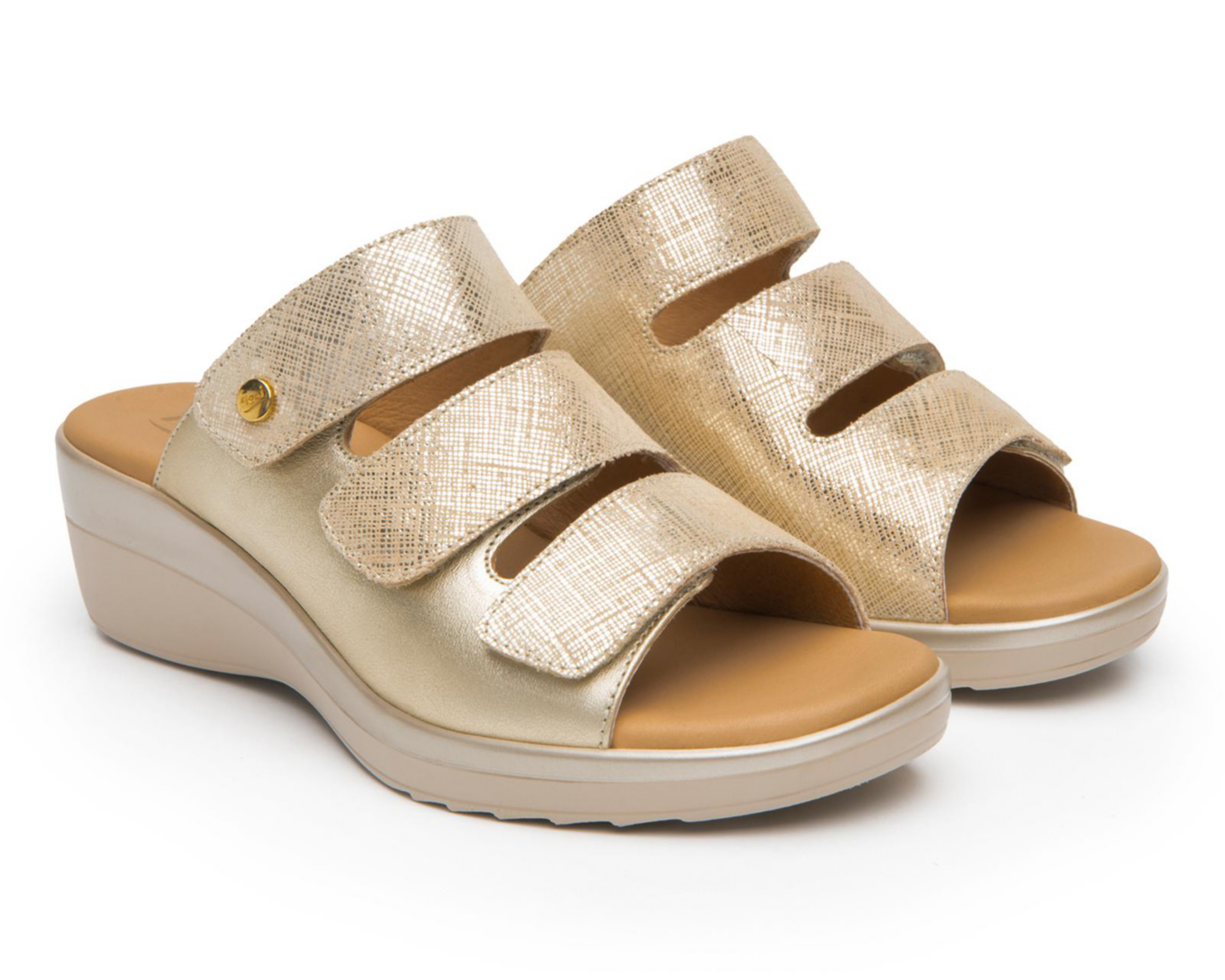 Sandalias Confort Flexi de Piel para Mujer